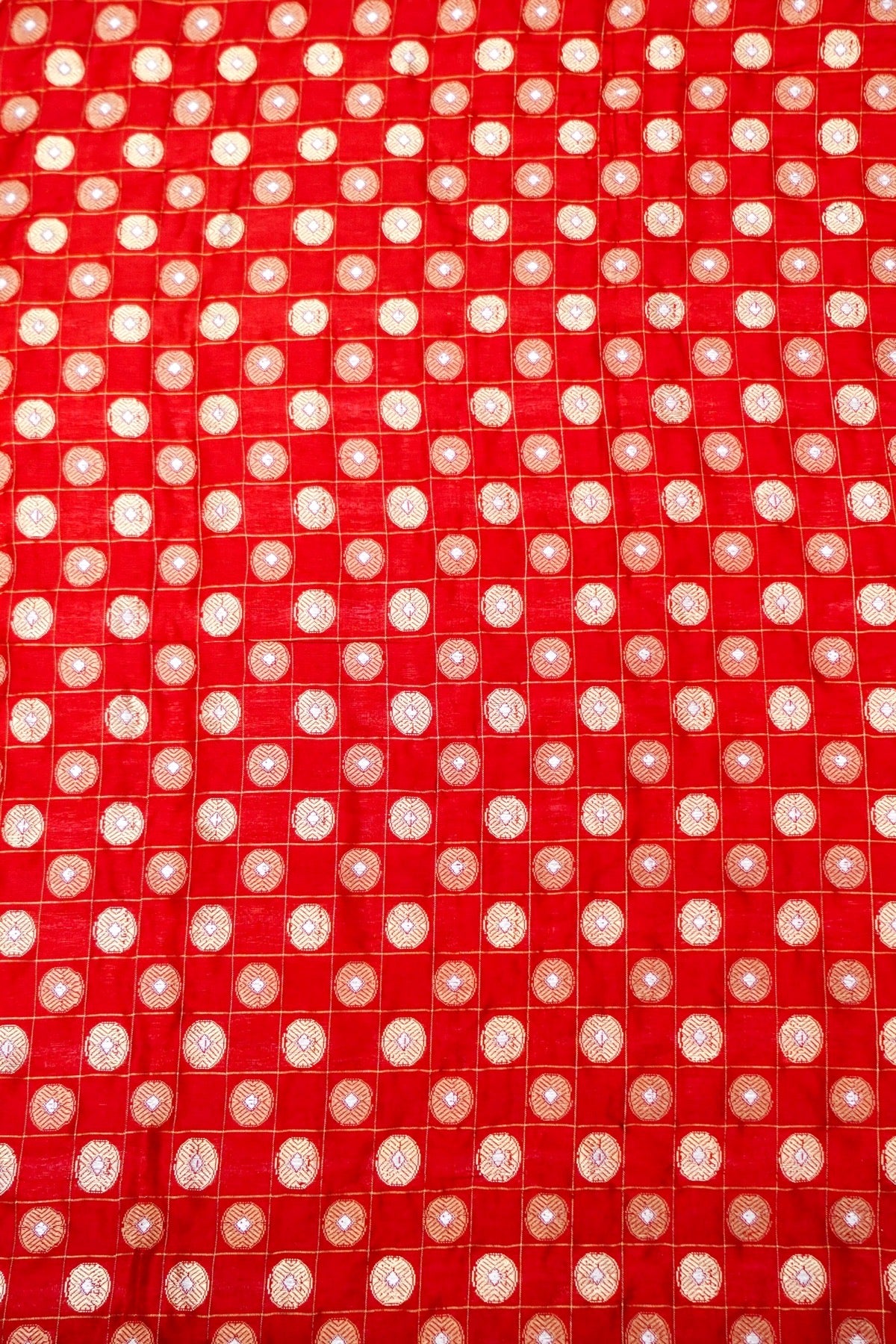 Handloom Pure Brocade Banarasi Fabric