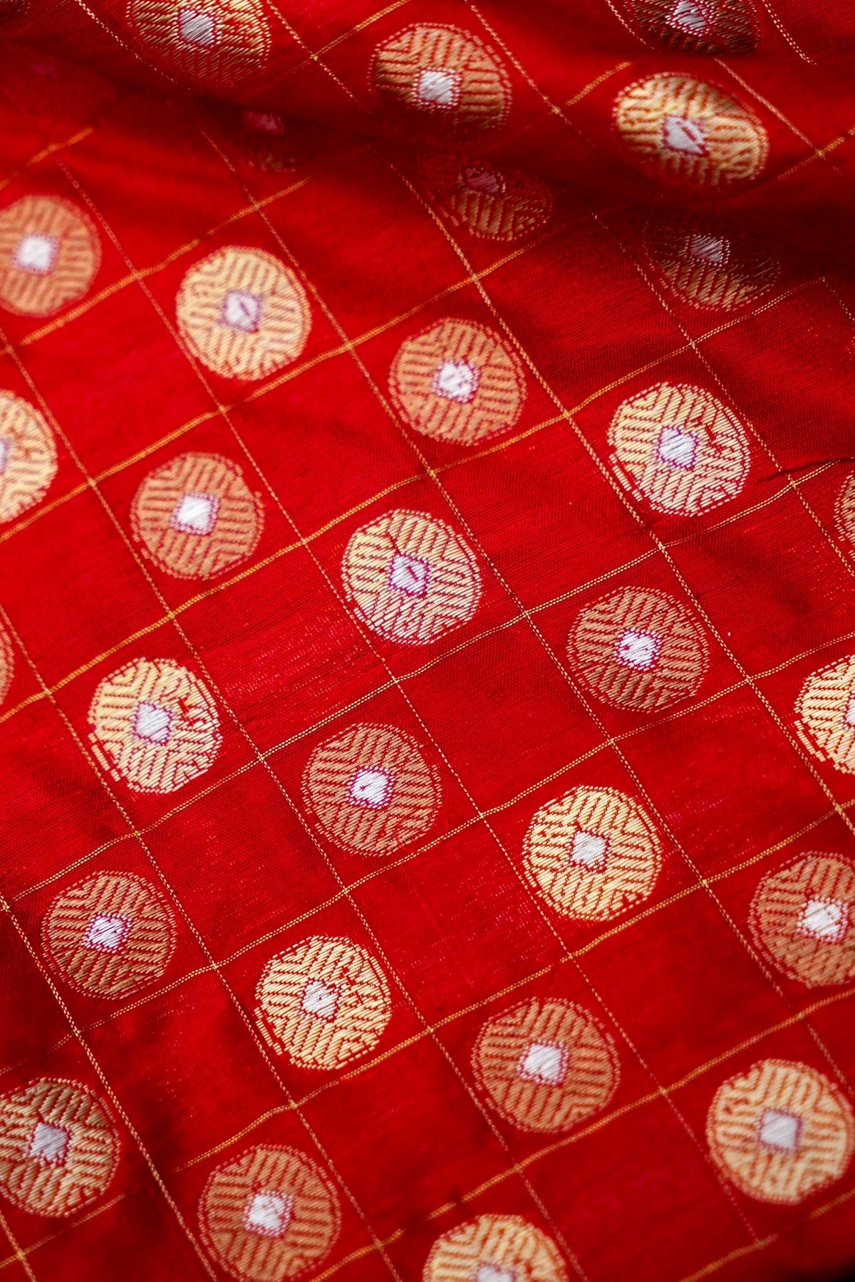 Handloom Pure Brocade Banarasi Fabric