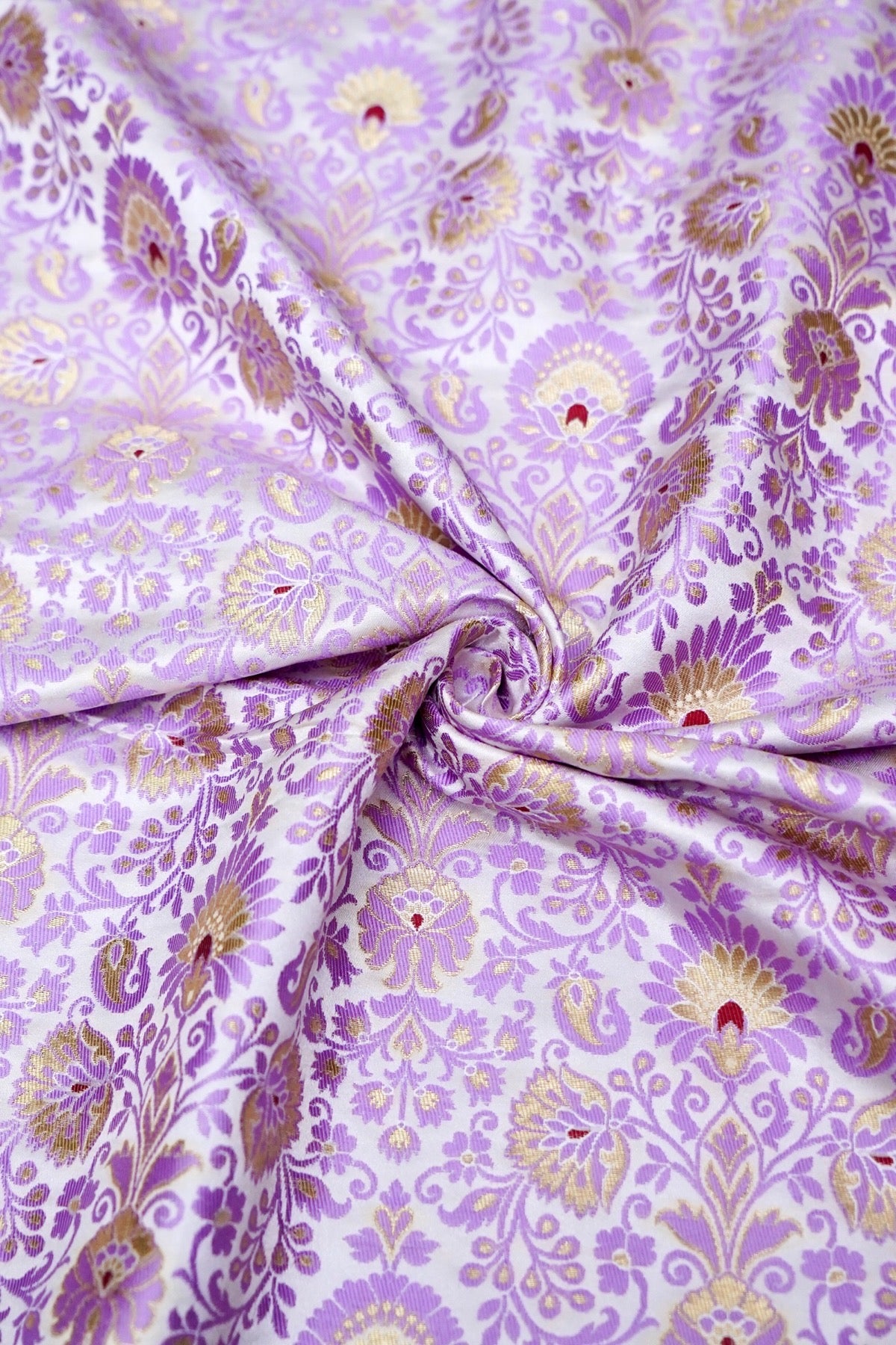 Handloom Pure Brocade Banarasi Fabric