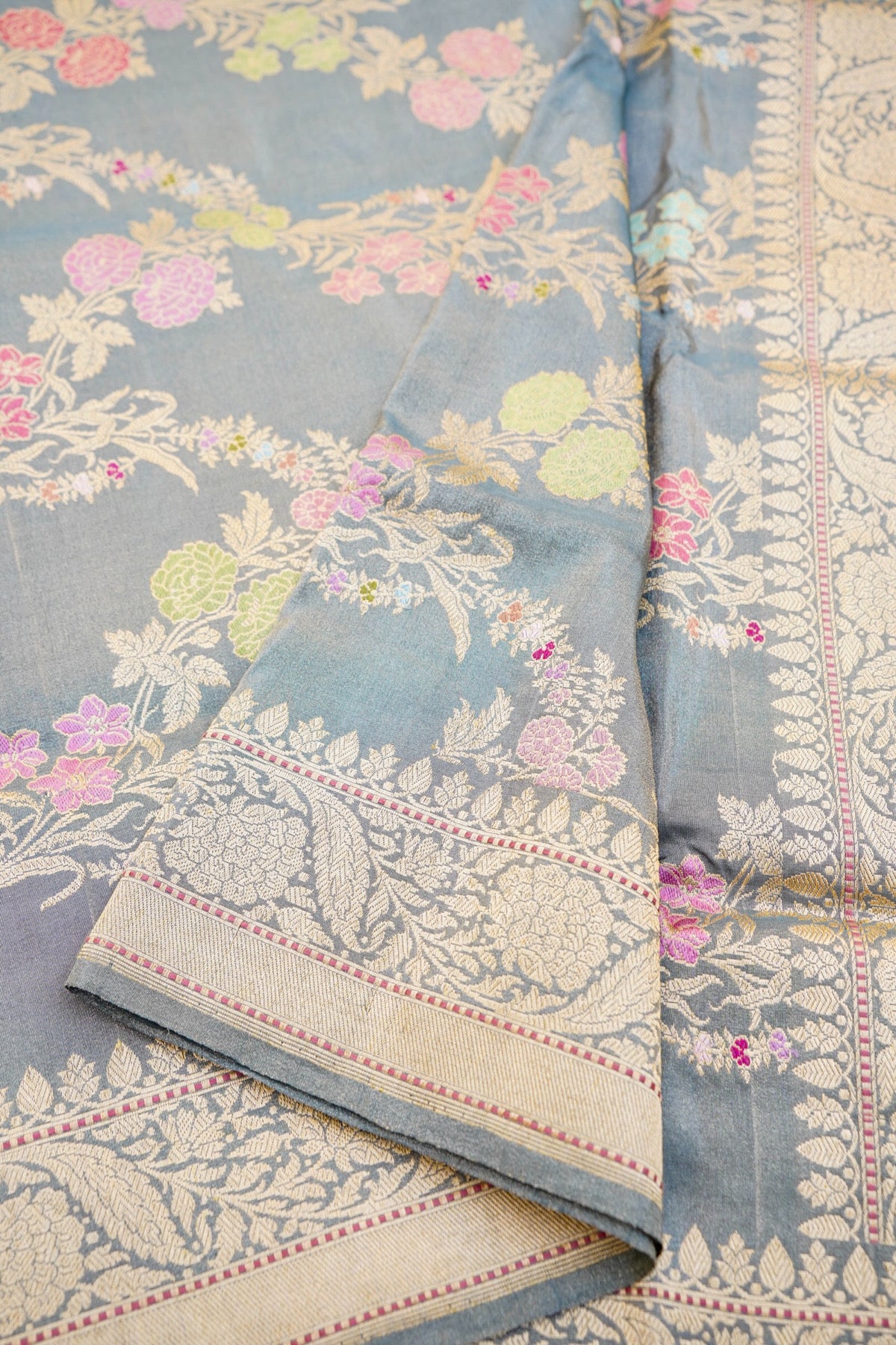 Handloom Banarasi Pure Katan Silk Kadwa Saree - Khinkhwab