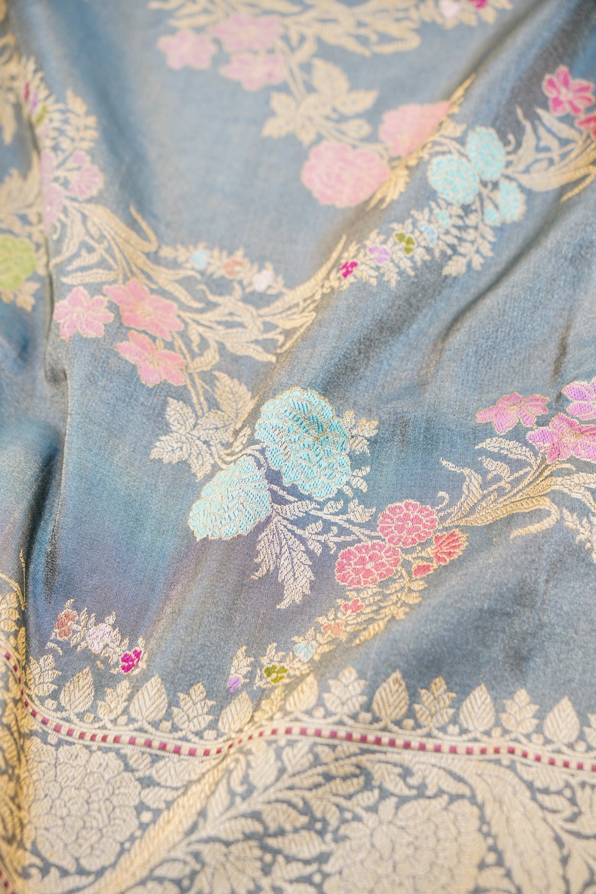 Handloom Banarasi Pure Katan Silk Kadwa Saree - Khinkhwab