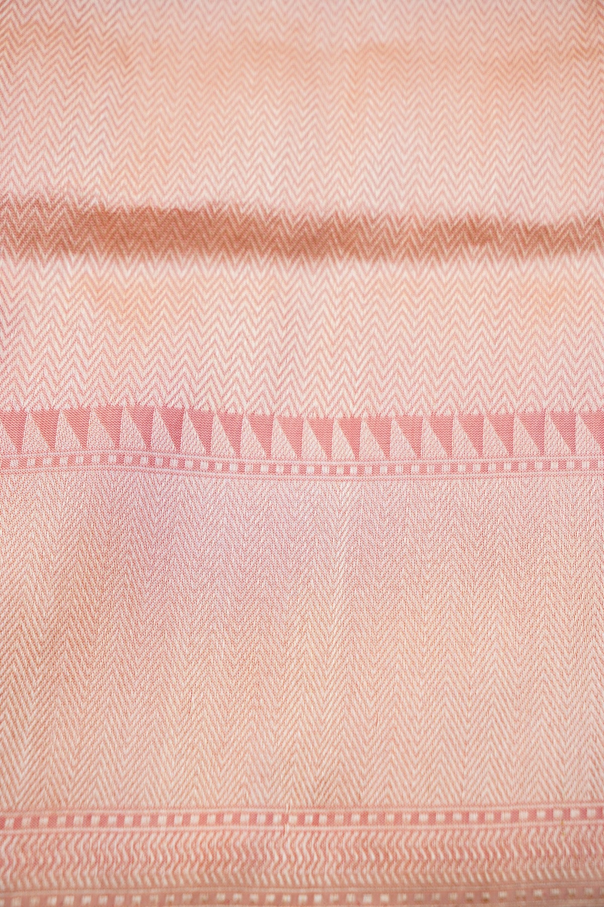 Handloom Banarasi Katan Silk Rangkat Pastel Saree with Githi Technique - Khinkhwab