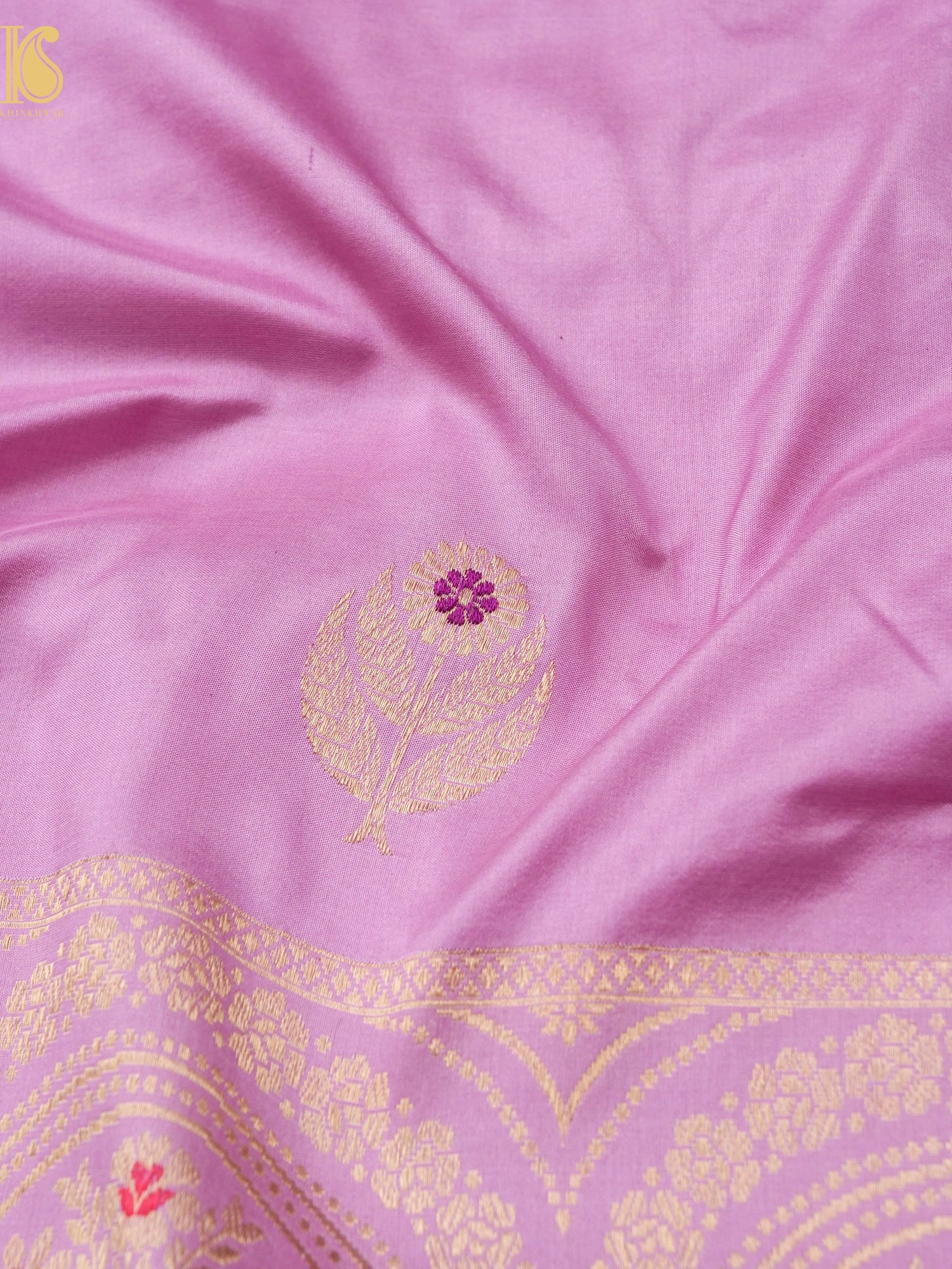 Banarasi Handloom Pure Katan Silk Kadwa Saree