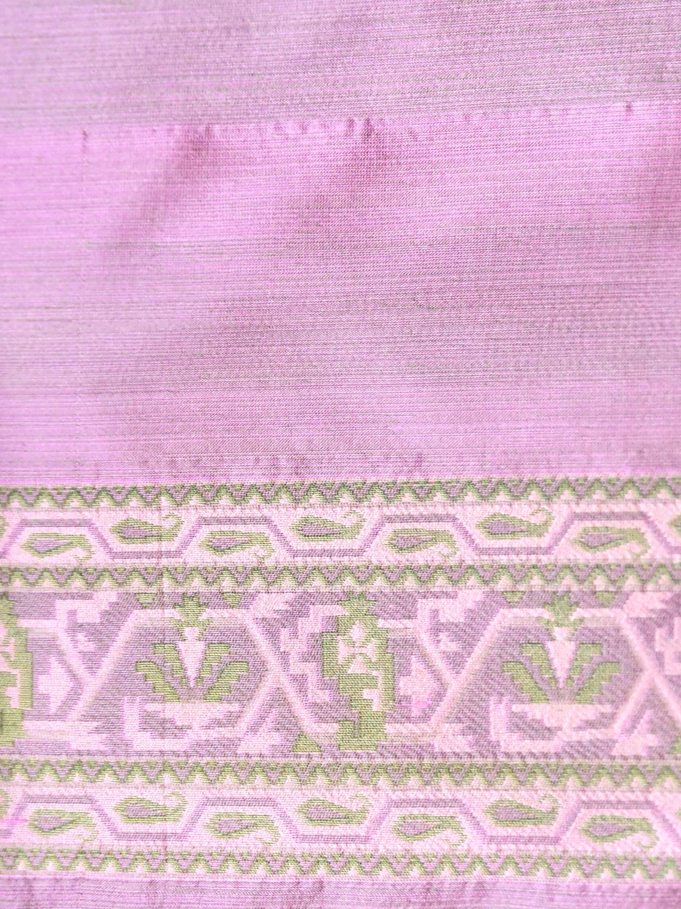 Banarasi Katan Silk Resham Tanchoi Handwoven Saree in Powder Pink