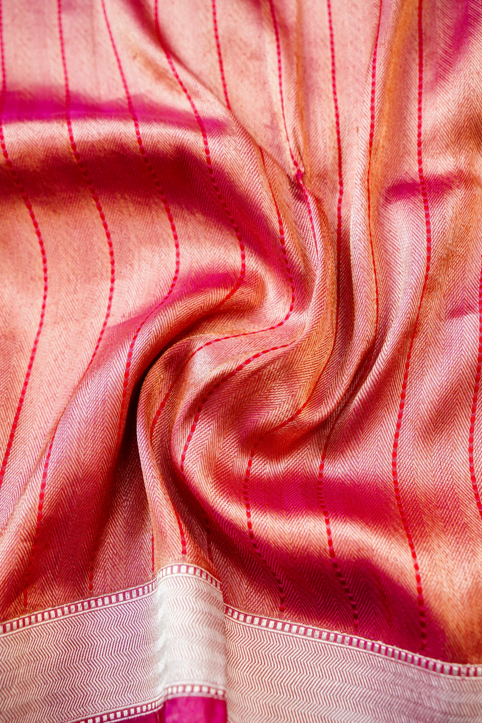 Handloom Banarasi Tissue Silk Tanchoi Saree