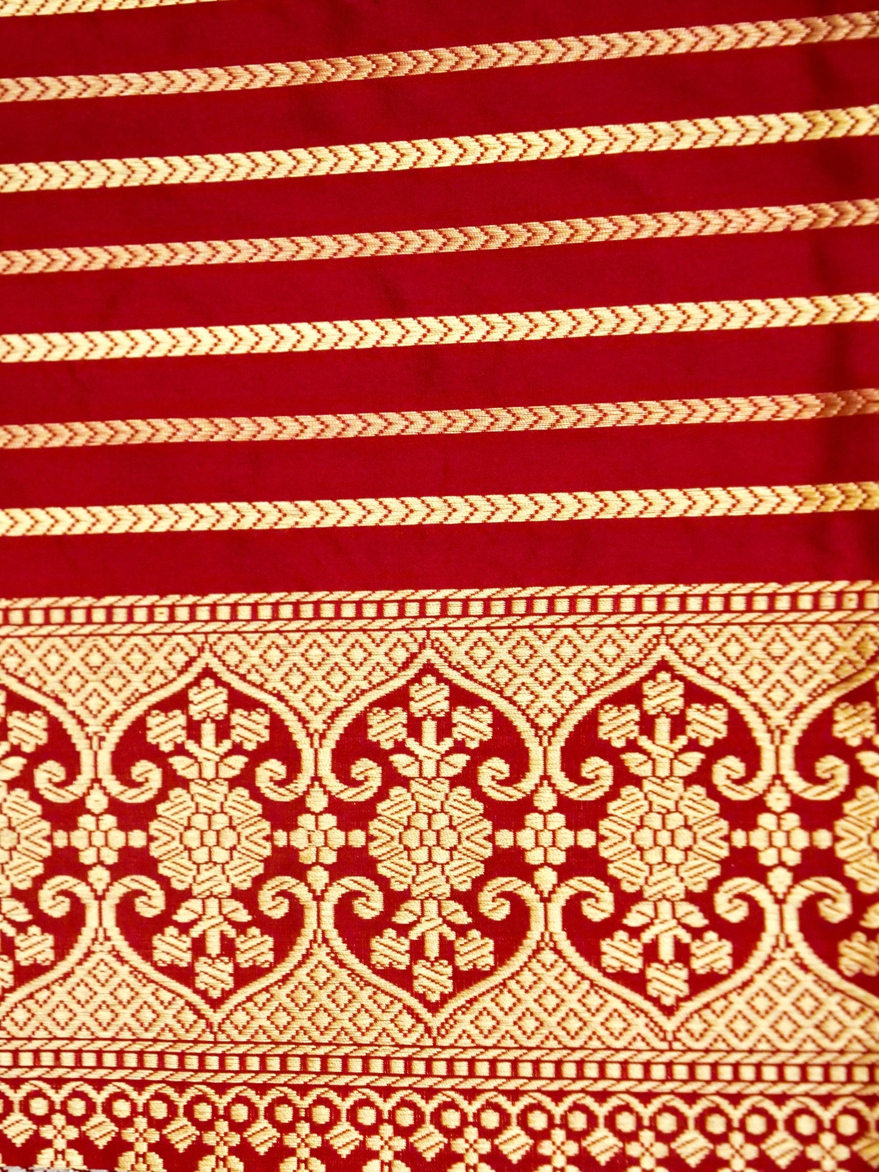 Banarasi Katan Silk Kadwa Skirt Border Handloom Saree | Lavender - Khinkhwab