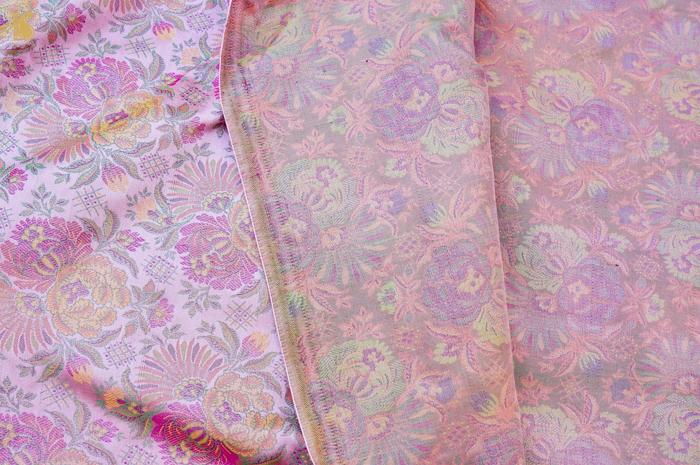 Handloom Banarasi Juhi Tanchoi Silk Fabric