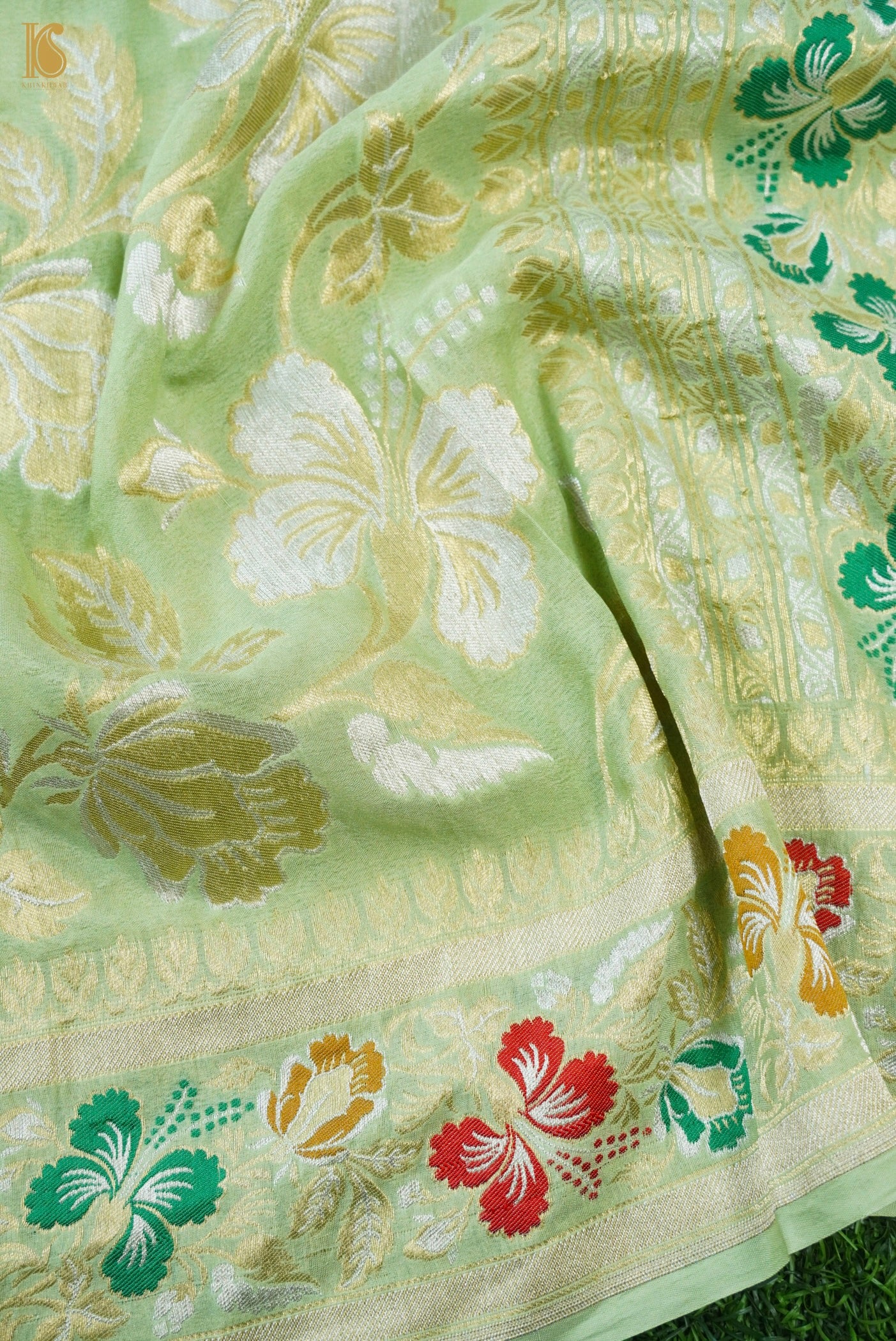 Georgette Banarasi Dahlia Dupatta