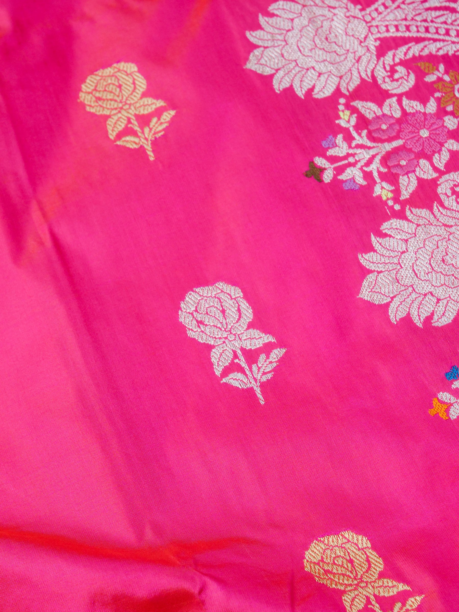 Handloom Banarasi Katan Silk Kadwa Saree