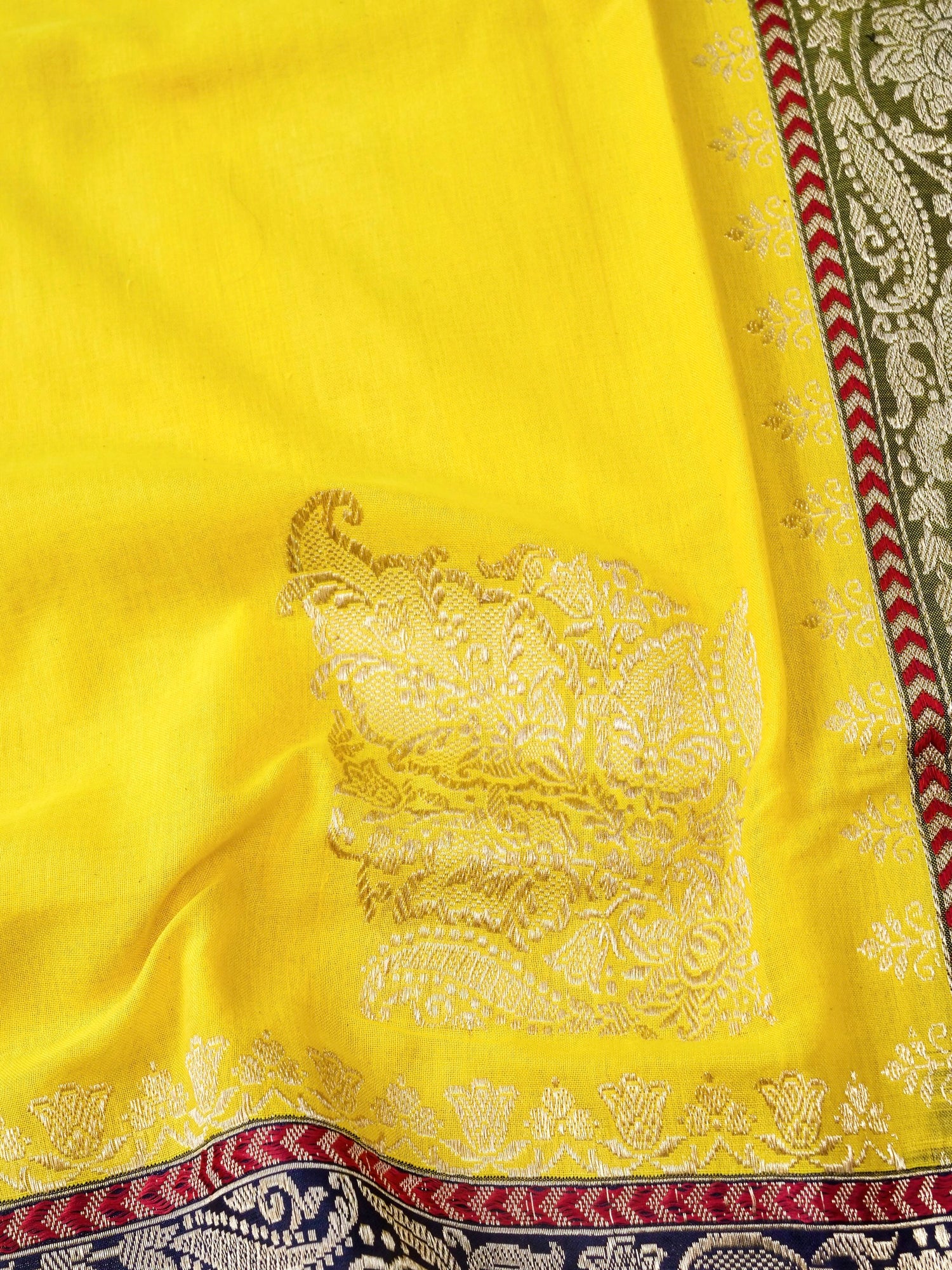 Banarasi Cotton Handloom Ektara Saree