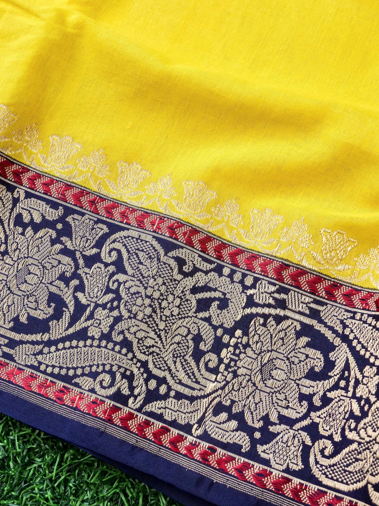 Banarasi Cotton Handloom Ektara Saree