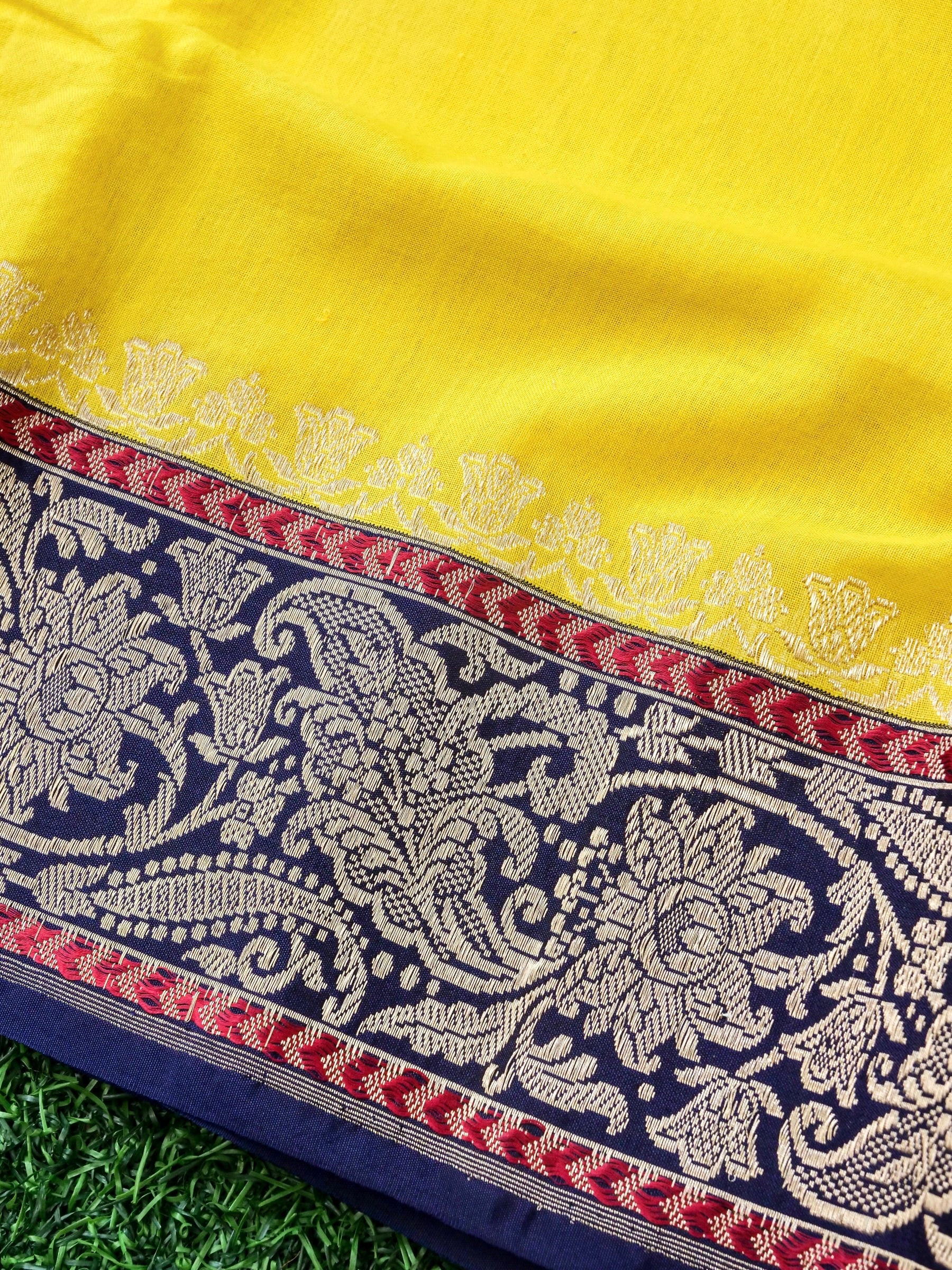 Banarasi Cotton Handloom Ektara Saree