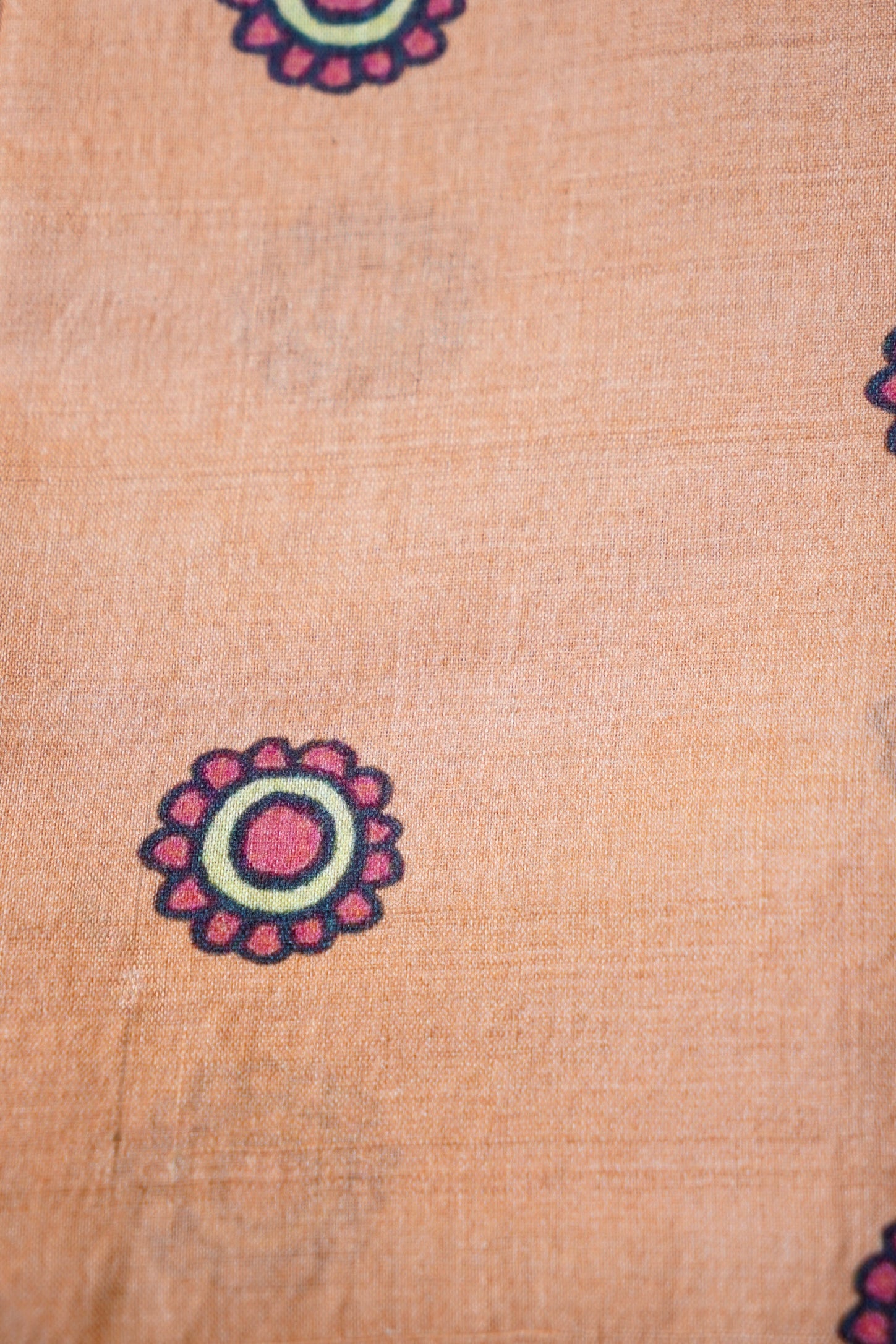Palash Gond Print Tussar Saree in Copper - Khinkhwab