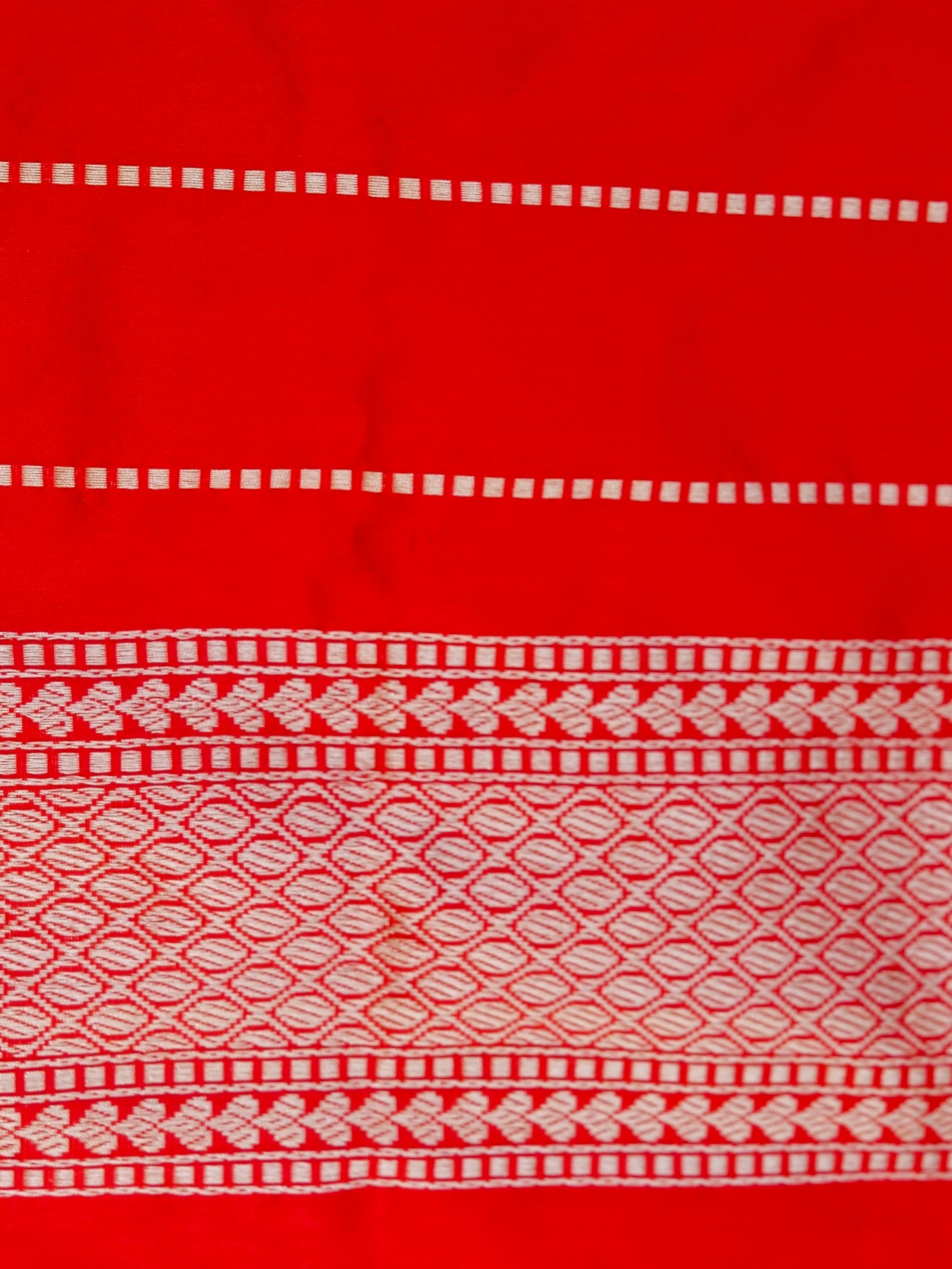 Banarasi Katan Silk Kadwa Meenakari Handloom Saree | Red Orange - Khinkhwab