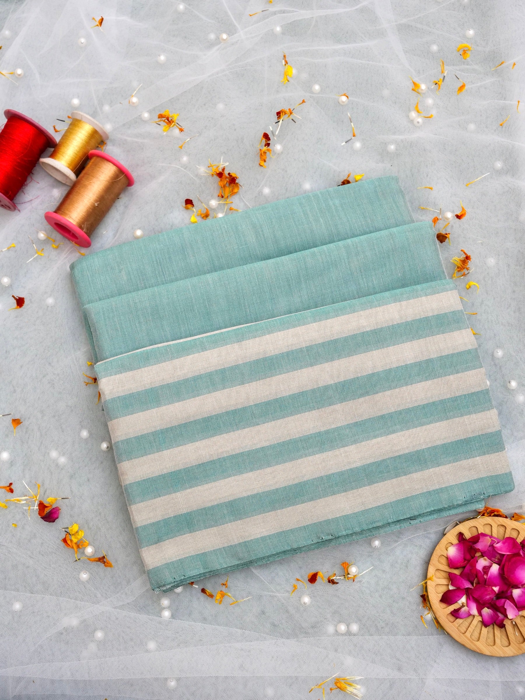 Chanderi Tissue Silk Handwoven Saree - Khinkhwab