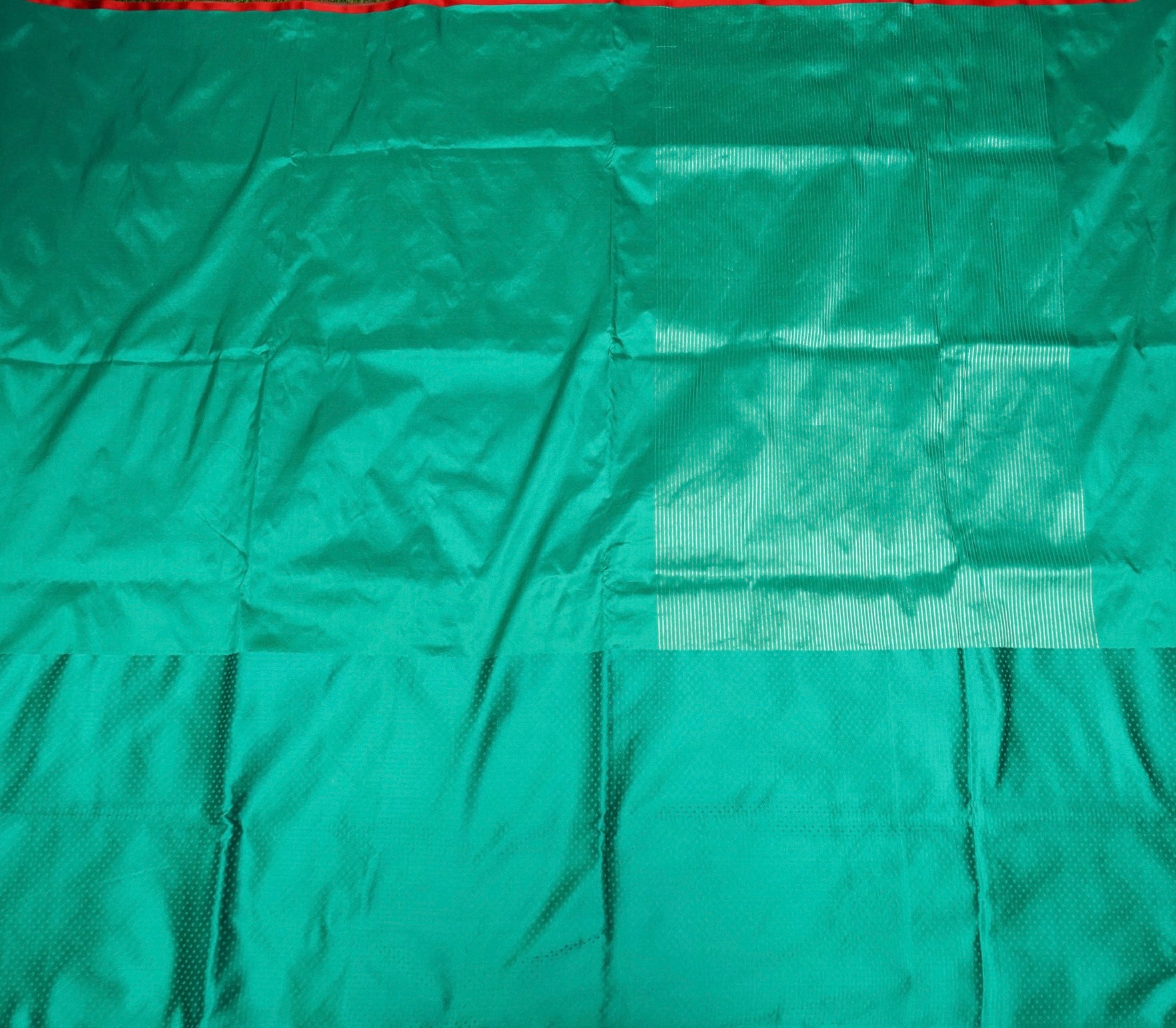 Handwoven Sea Green Mashru Silk Banarasi Saree