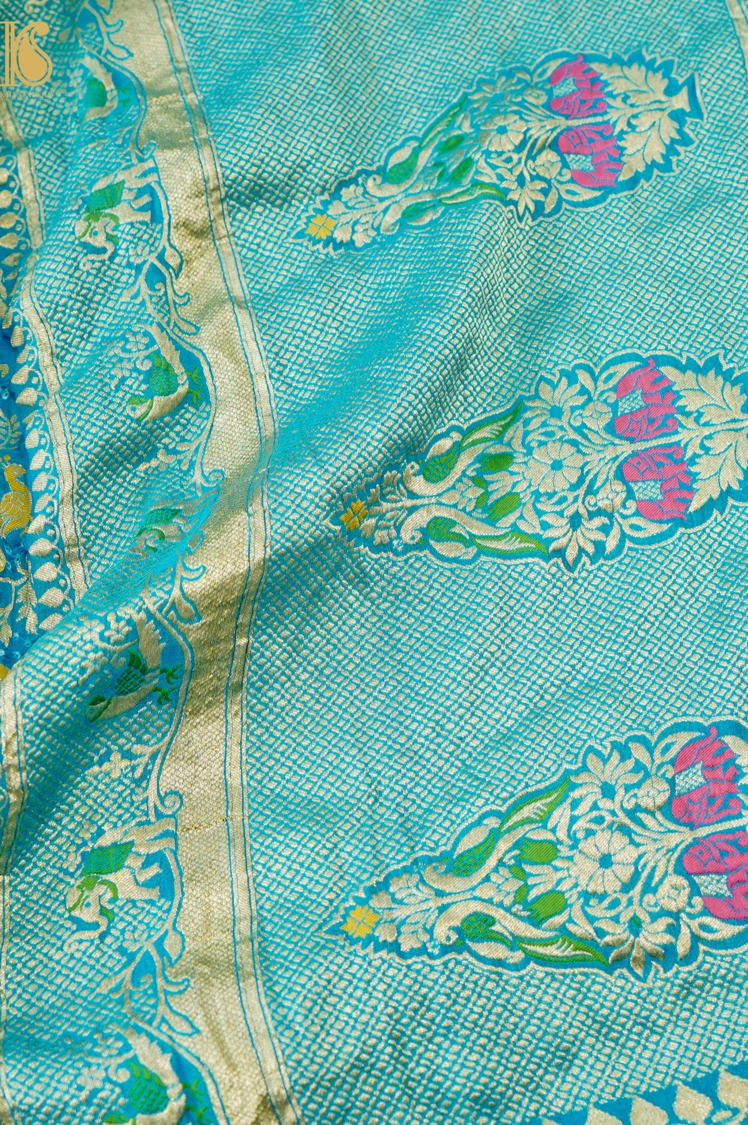 Banarasi Bandhani Georgette Shikargah Dupatta