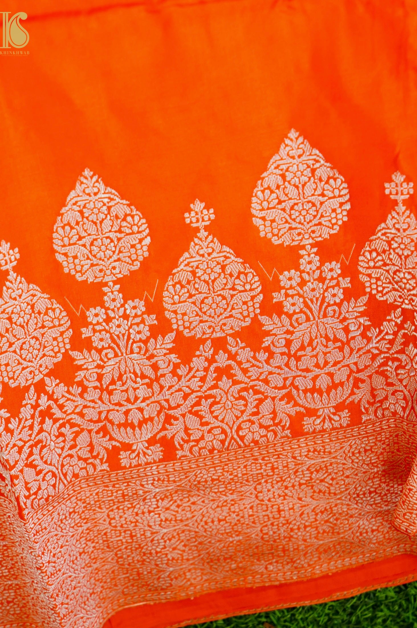 Handloom Banarasi Pure Katan Silk Kadwa Saree
