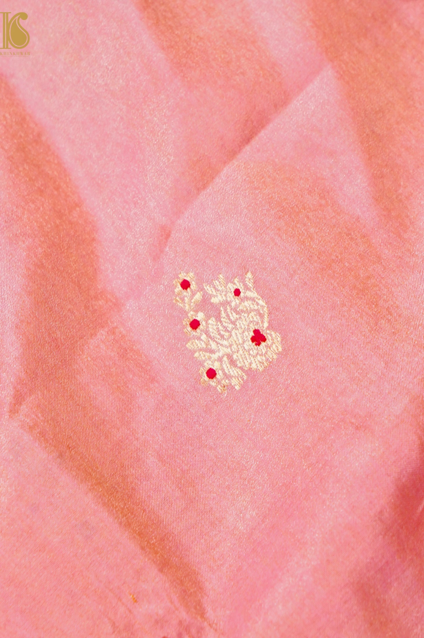 Handloom Banarasi Katan Silk Kadwa Ektara Saree with Meenakari Border