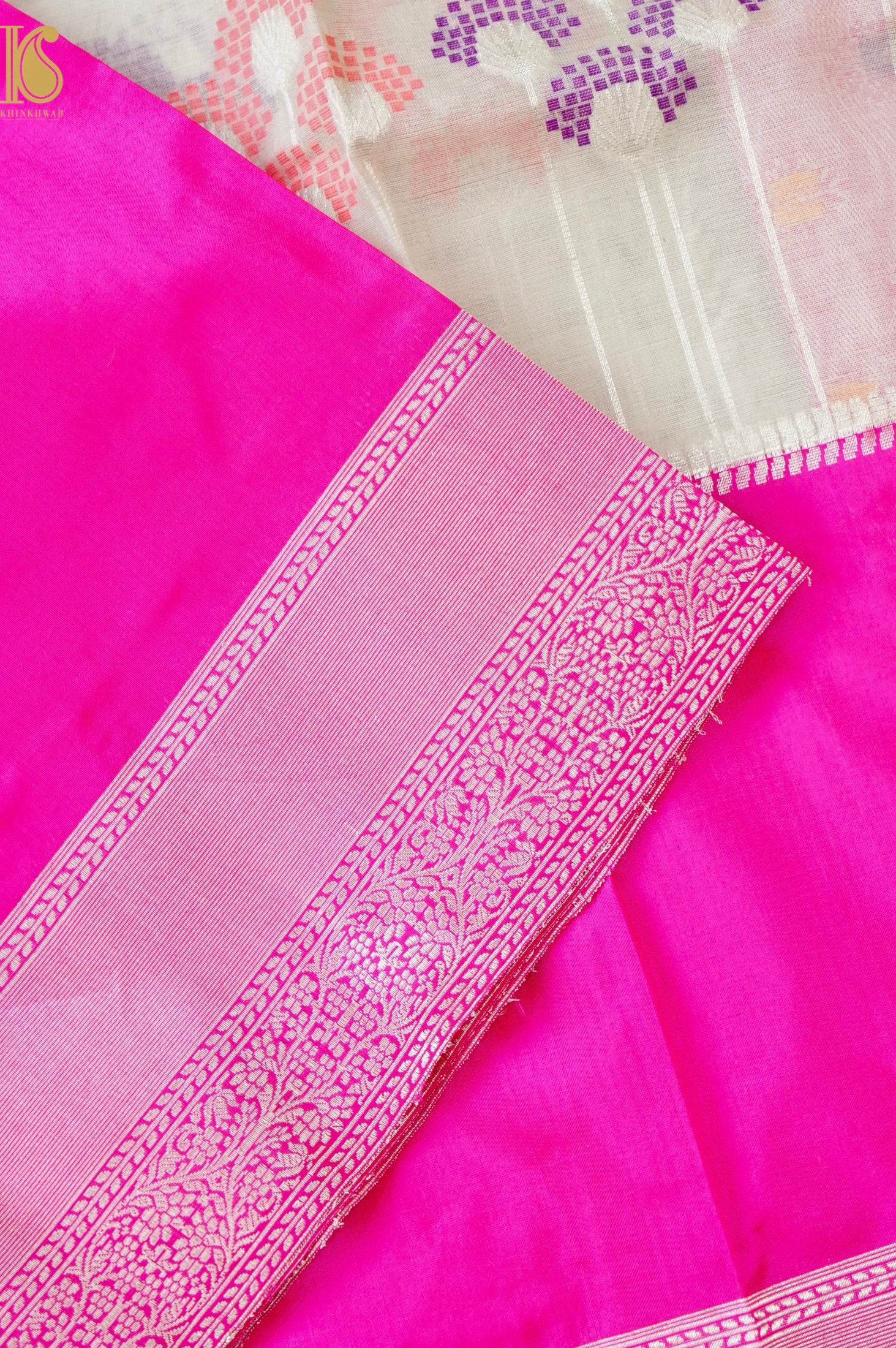 Handloom Banarasi Pure Katan Silk Kadwa Saree