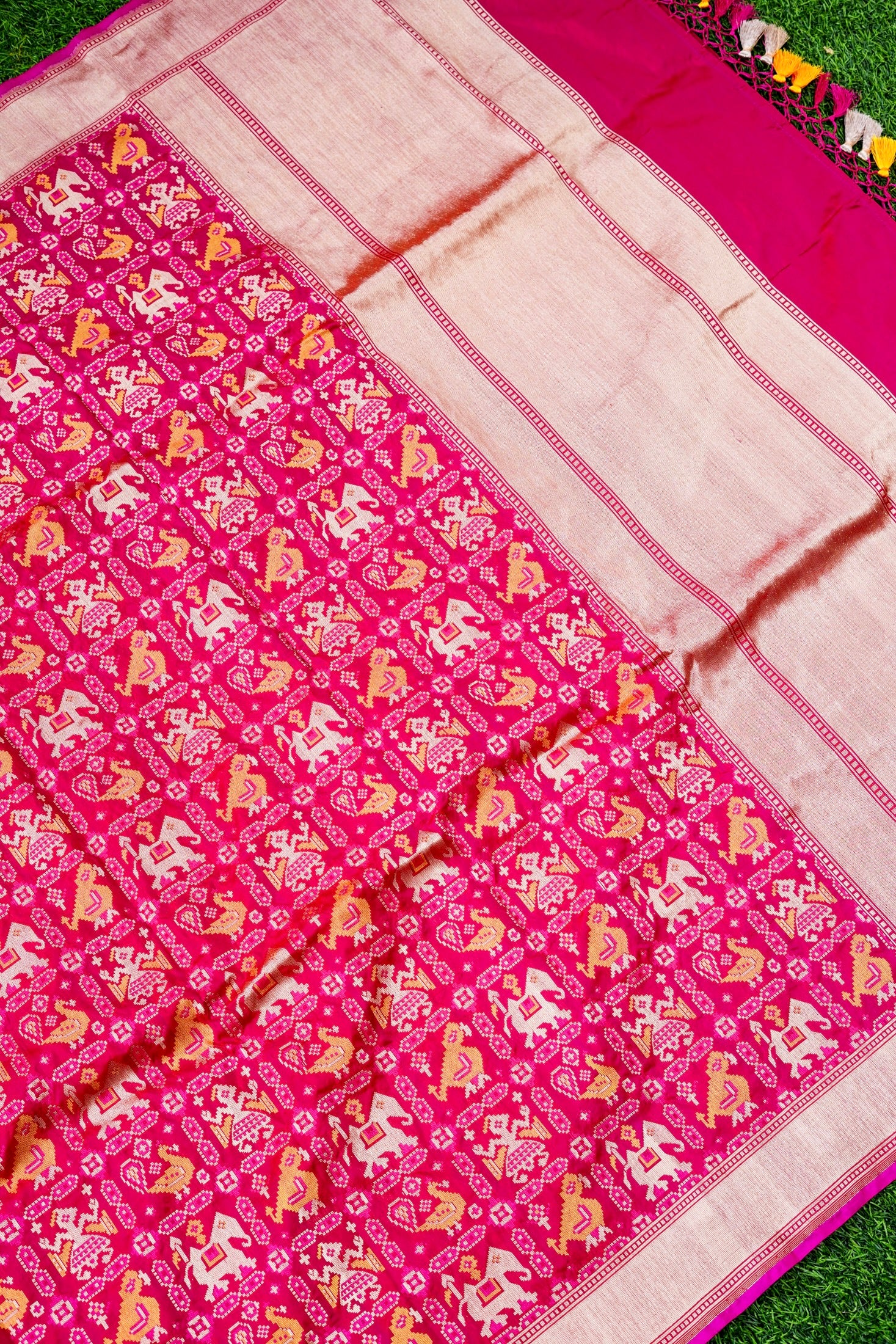 Handloom Banarasi Katan Silk Patola Dupatta