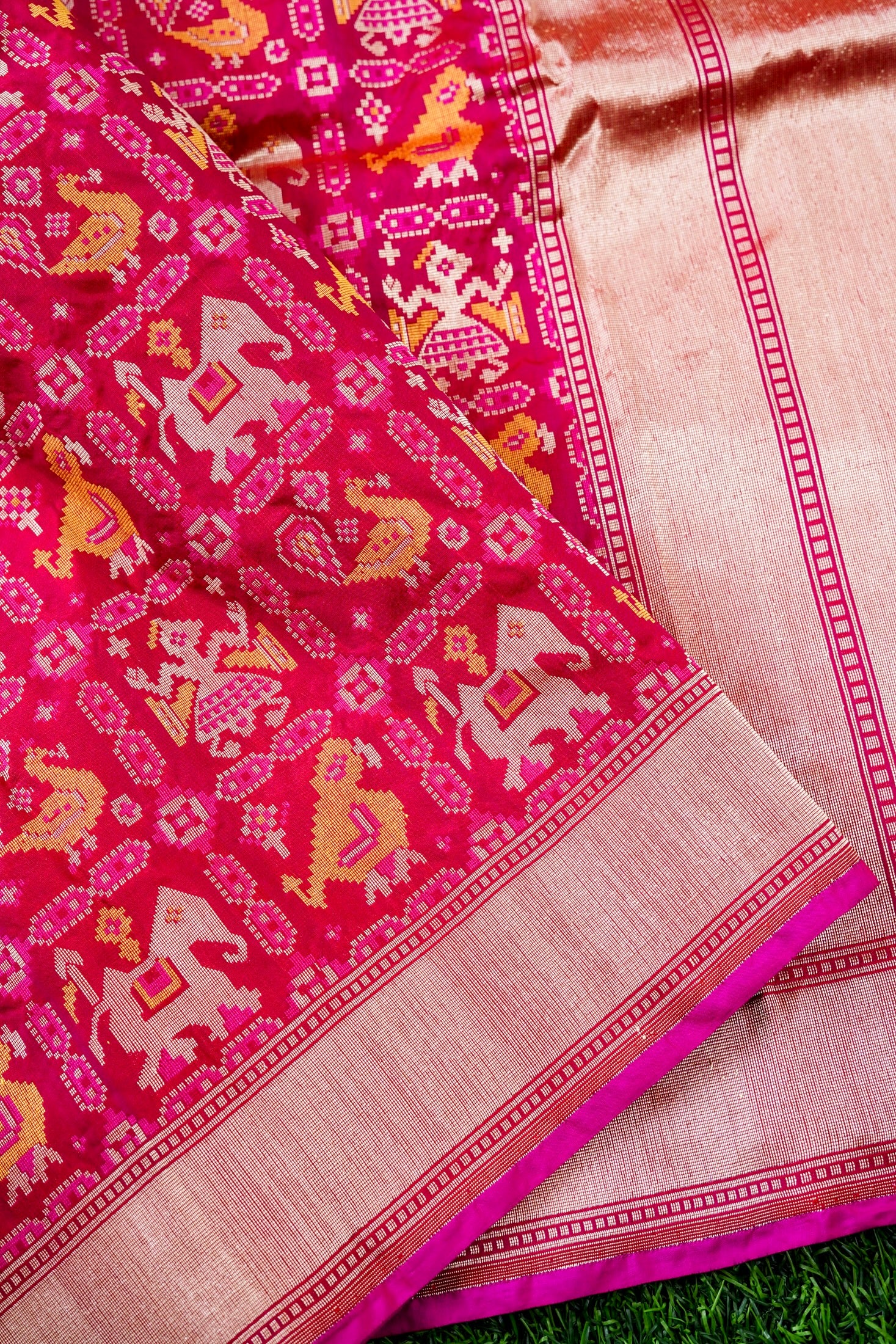 Handloom Banarasi Katan Silk Patola Dupatta
