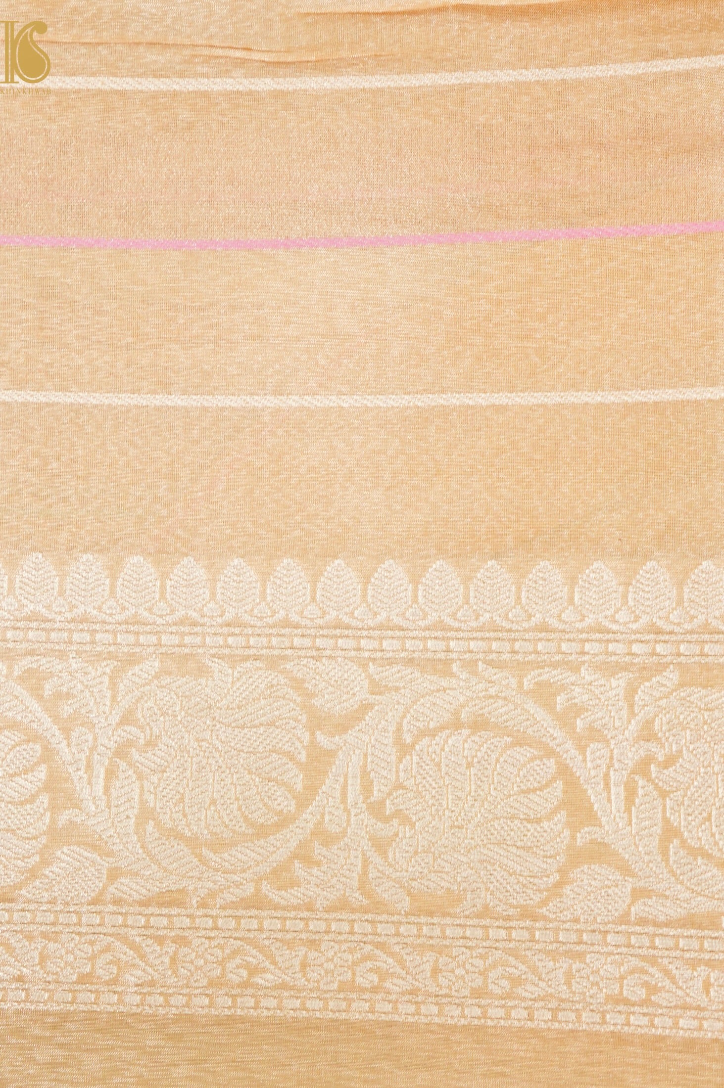 Handloom Banarasi Pure Silk Tissue Kadwa Saree