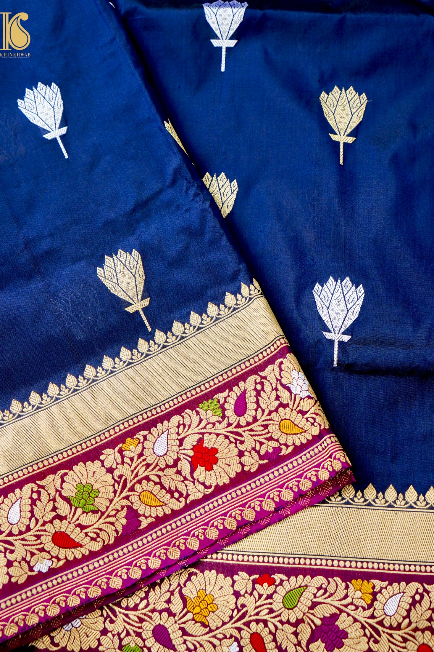 Handloom Banarasi Pure Katan Silk Kadwa Saree
