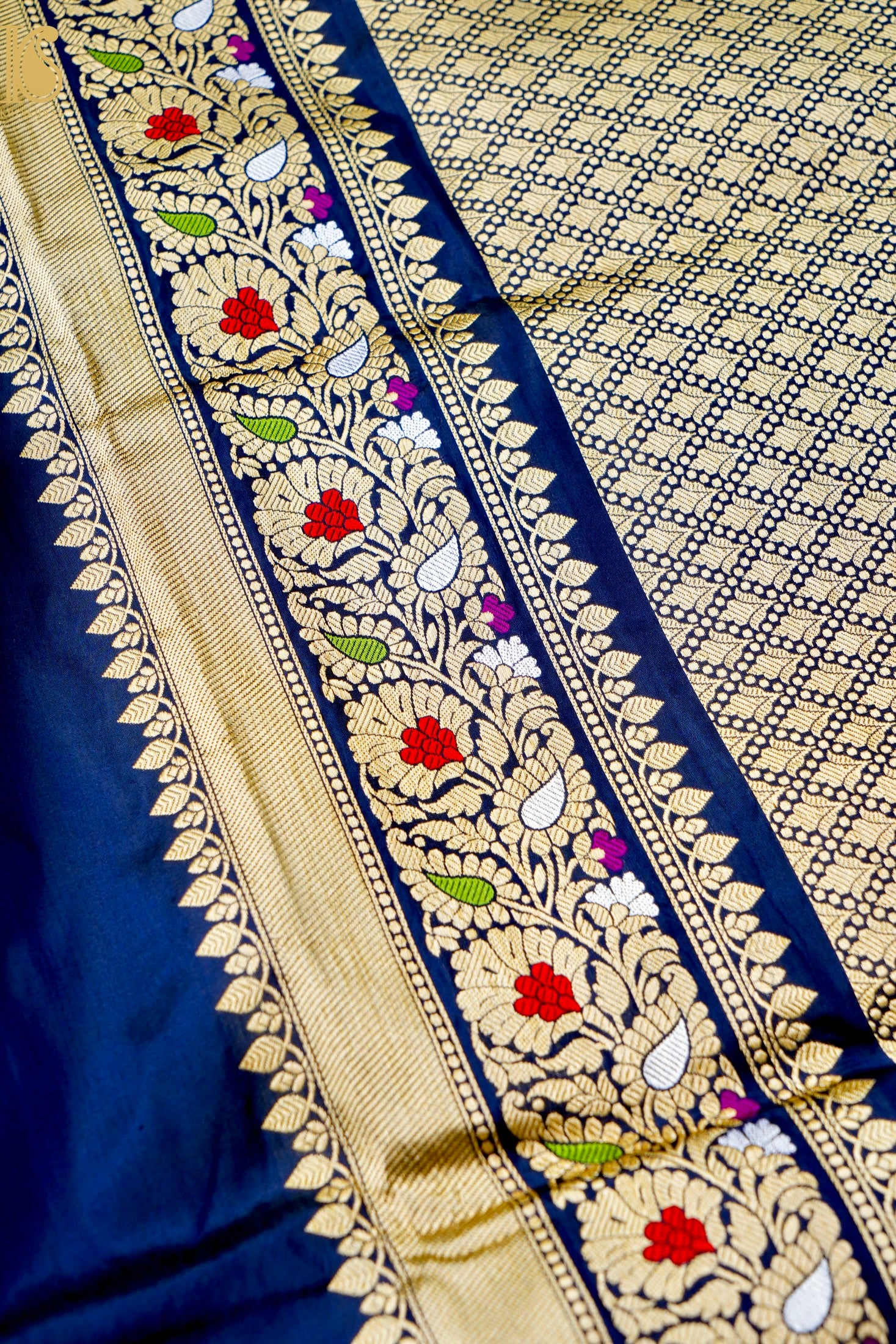 Handloom Banarasi Pure Katan Silk Kadwa Saree