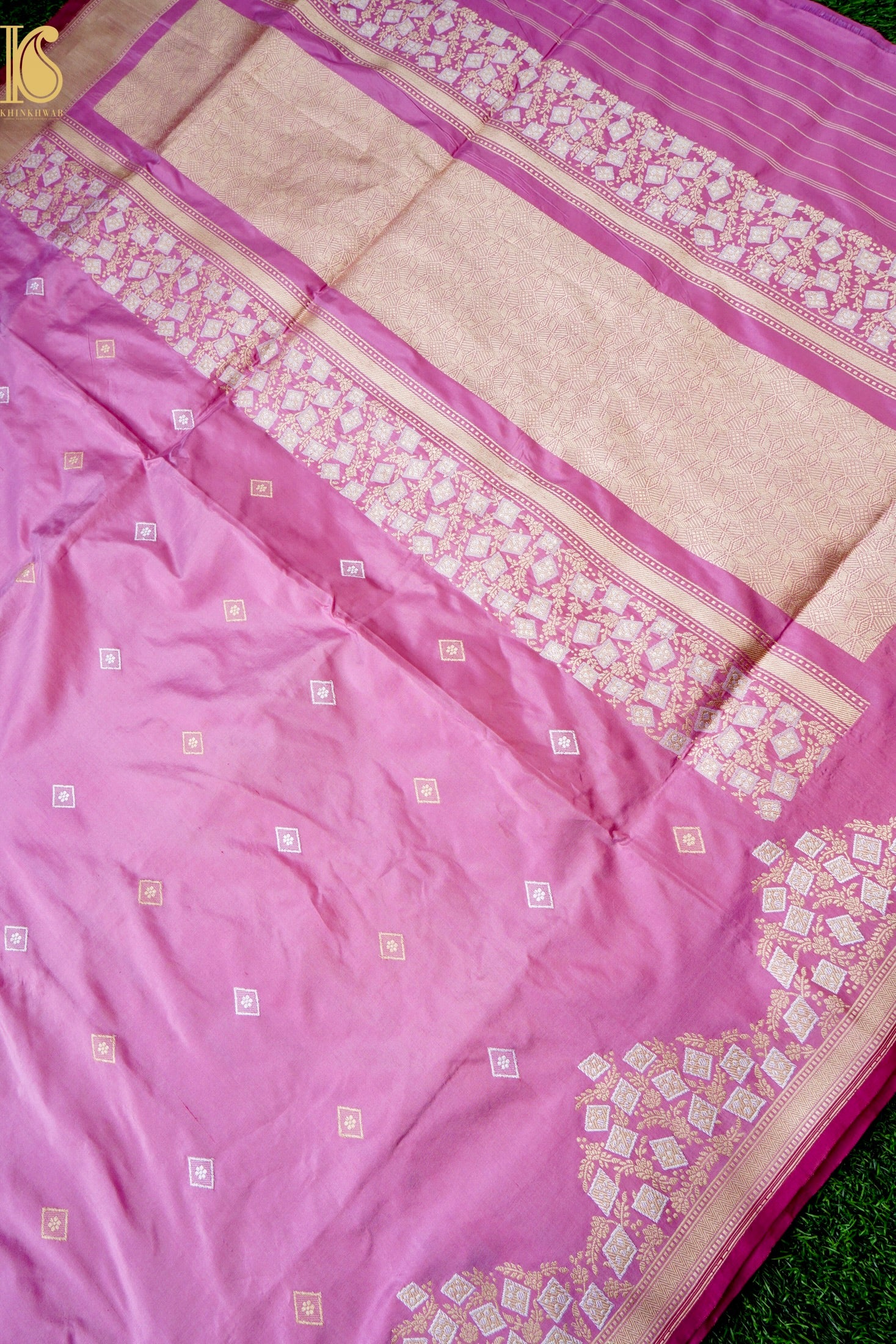 Handloom Banarasi Pure Katan Silk Kadwa Saree