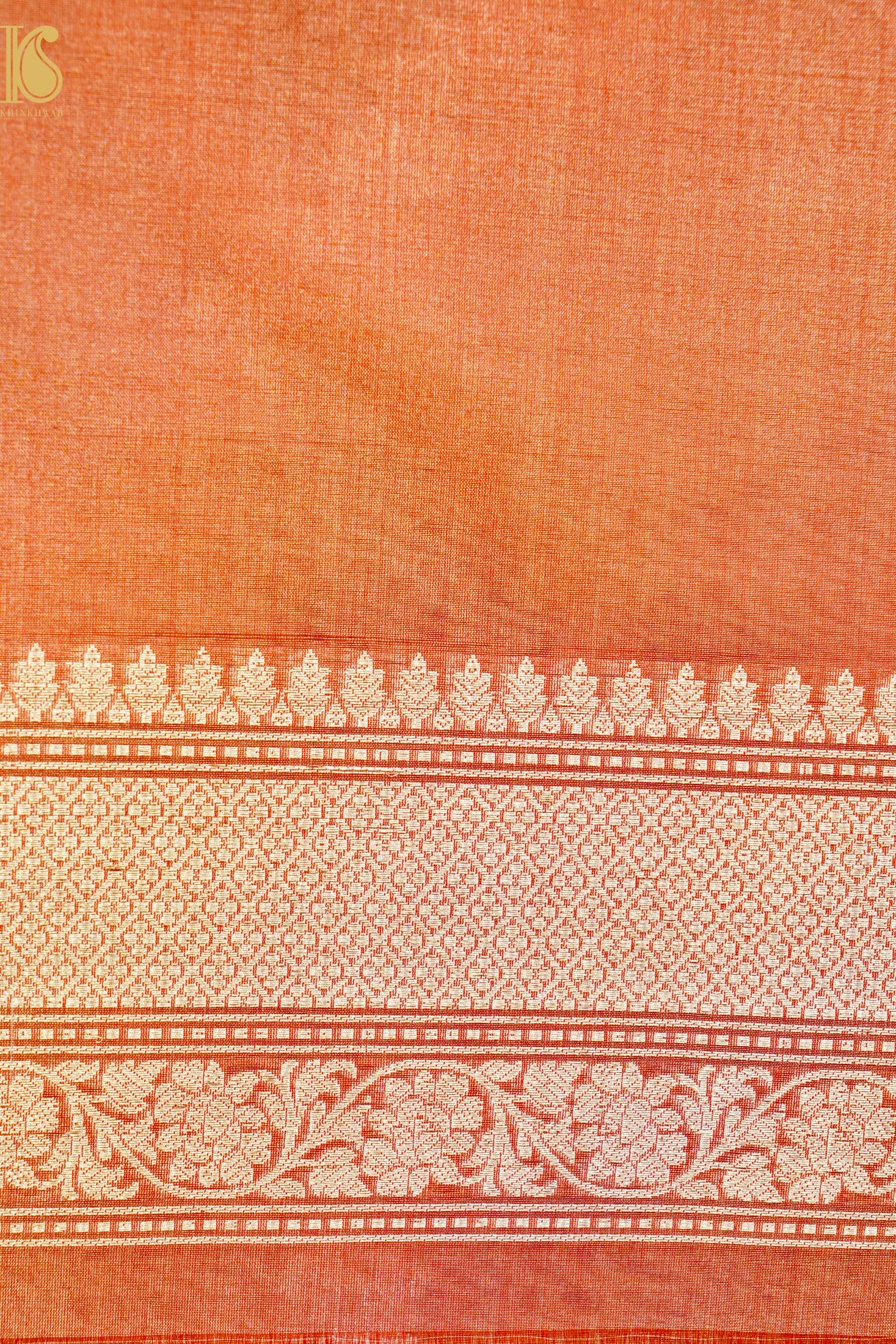 Pure Banarasi Koraa by Tissue Saree with Kadwa Jaal