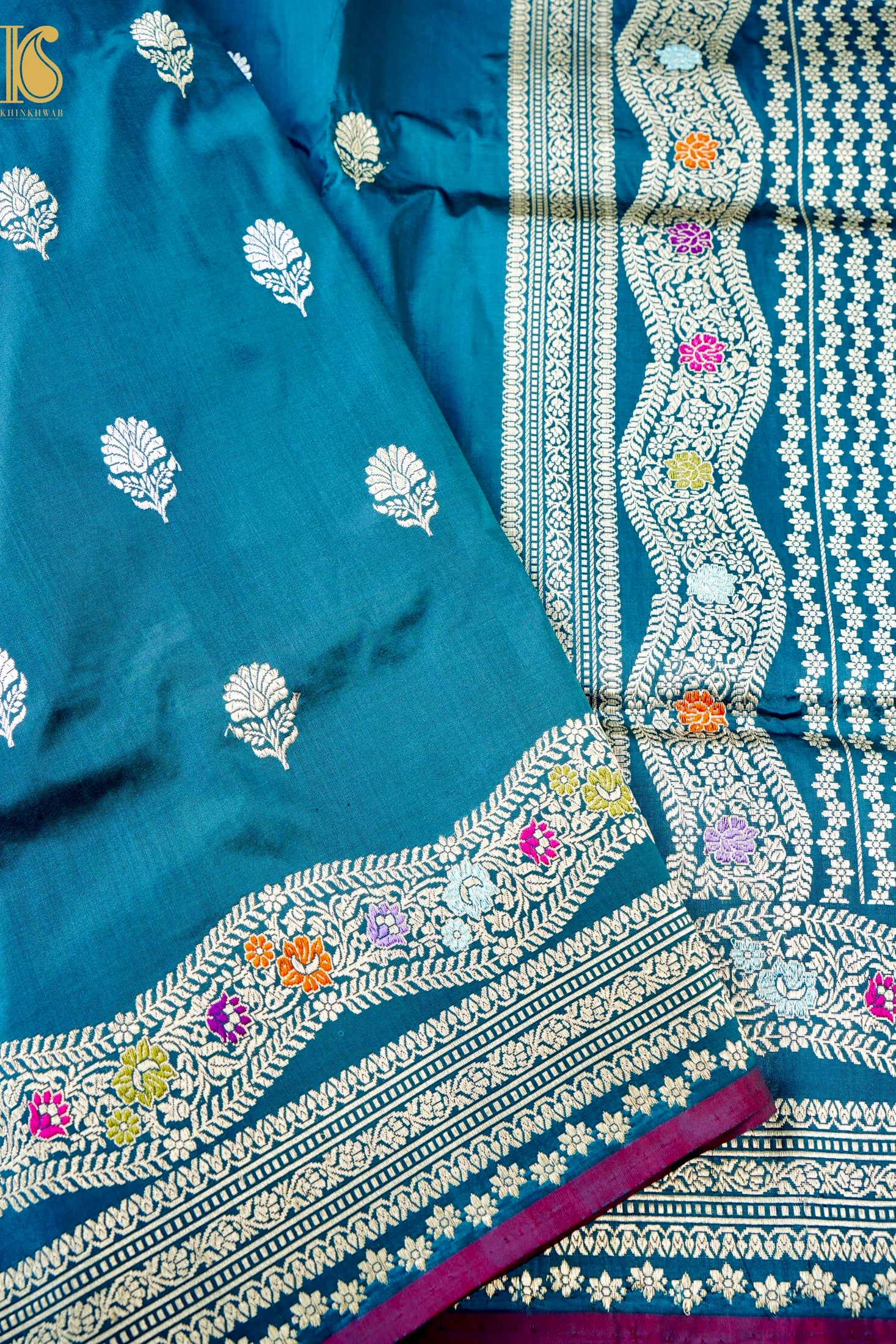 Handloom Banarasi Pure Katan Silk Kadwa Saree