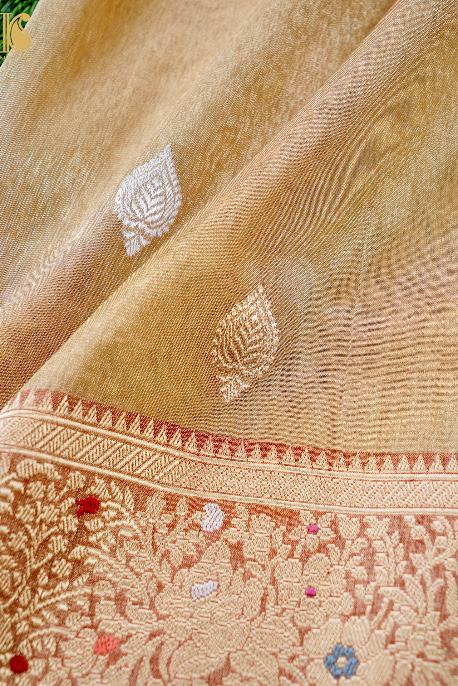 Pure Tissue by Cotton Handloom Banarasi Saree