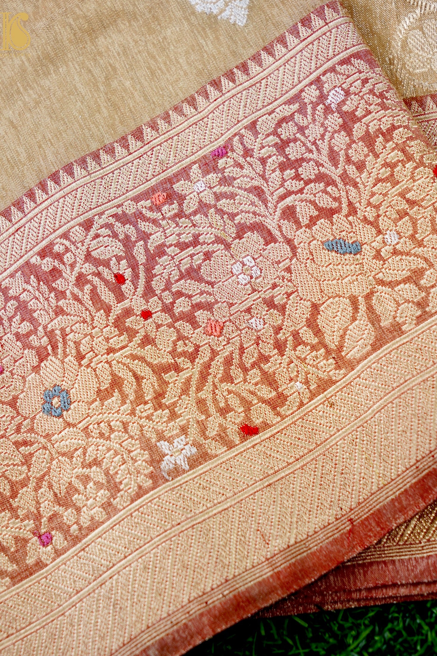 Pure Tissue by Cotton Handloom Banarasi Saree