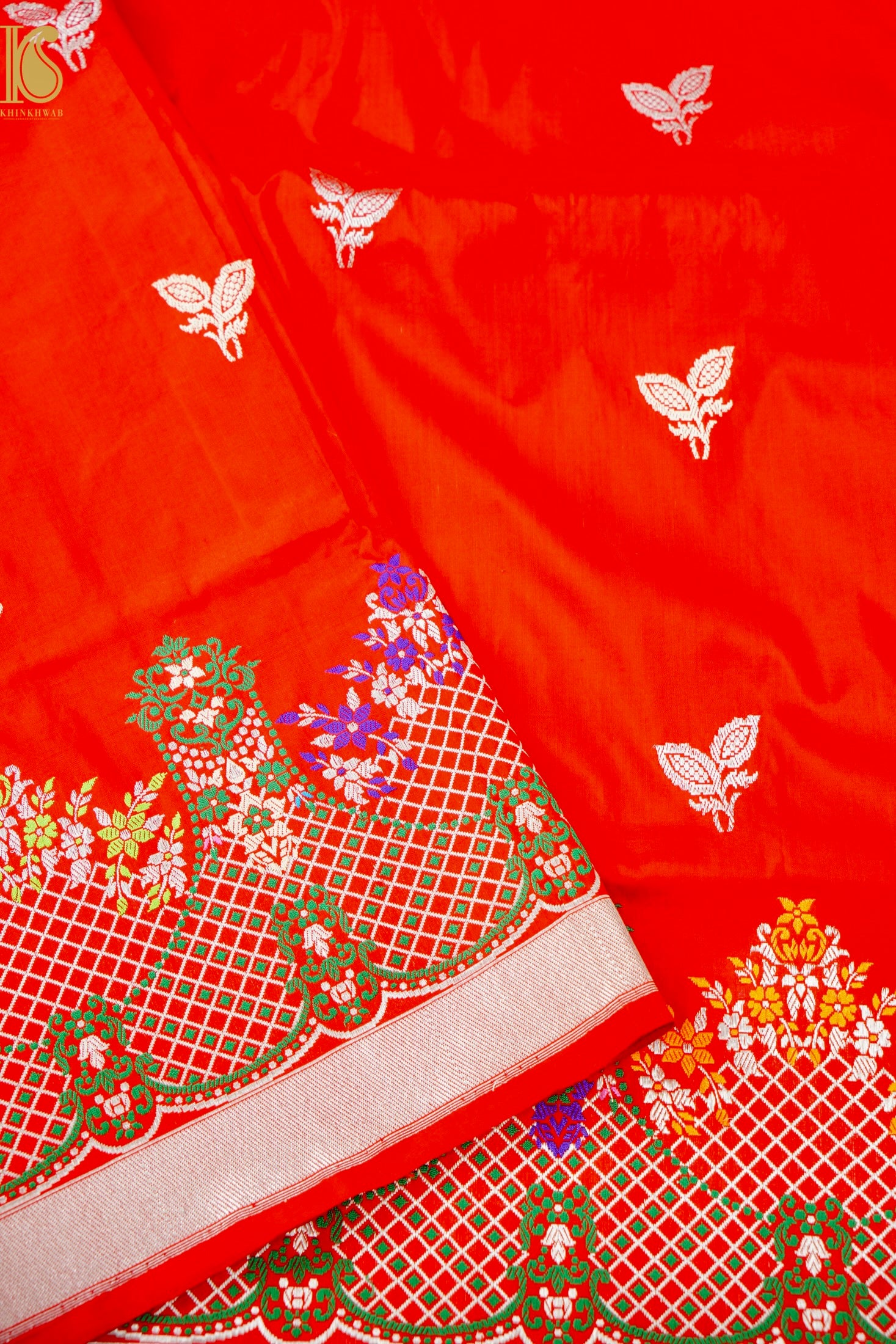 Handloom Banarasi Pure Katan Silk Kadwa Saree