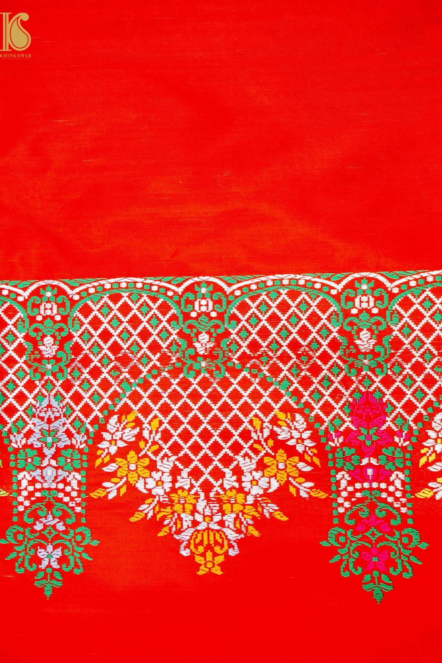 Handloom Banarasi Pure Katan Silk Kadwa Saree