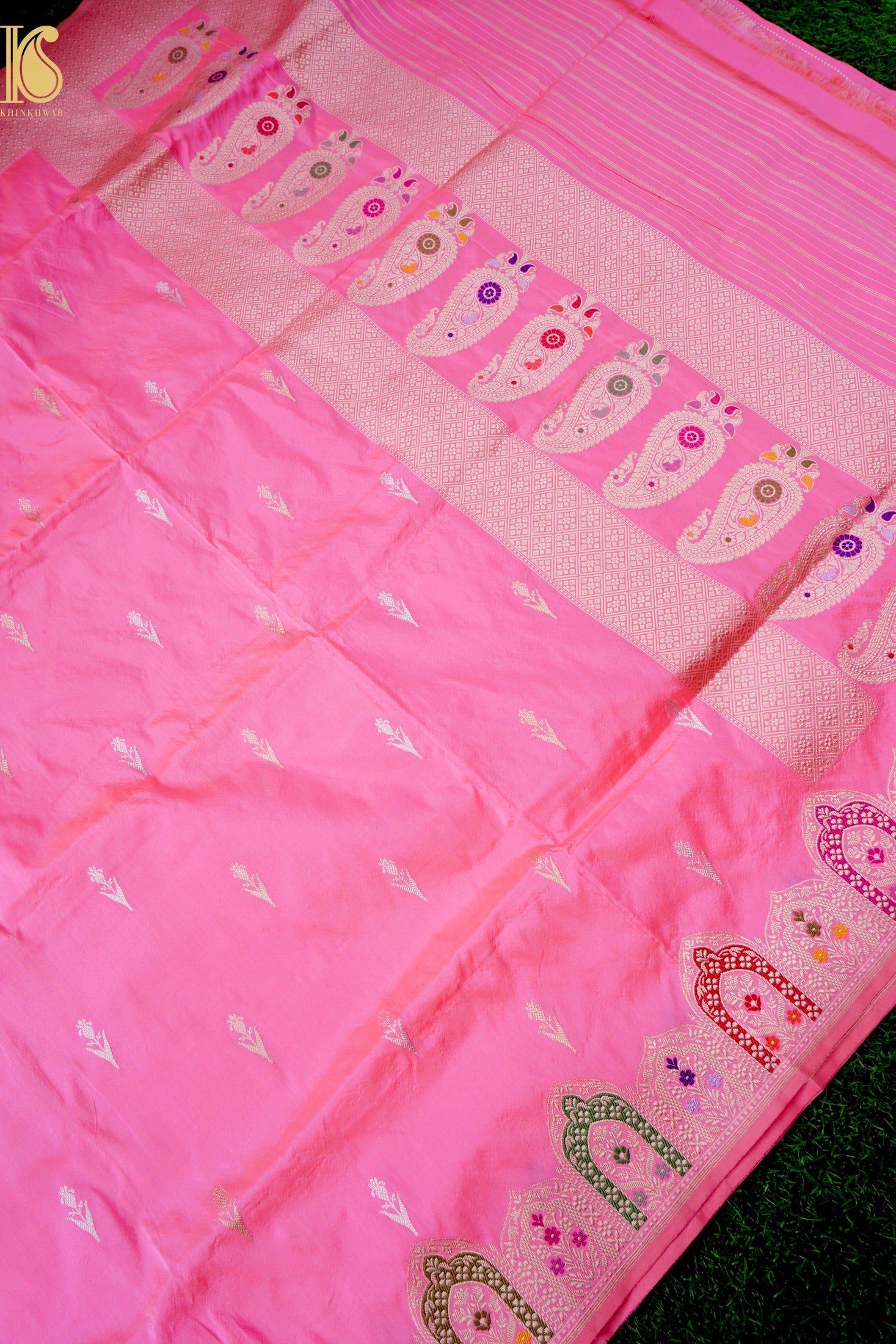 Handloom Banarasi Pure Katan Silk Kadwa Saree