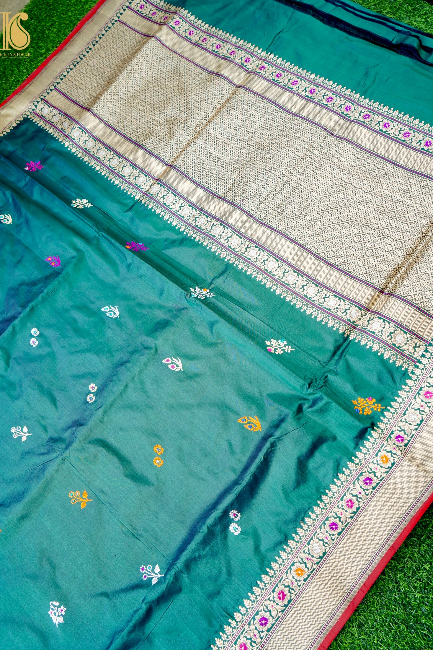 Handloom Banarasi Pure Katan Silk Kadwa Saree