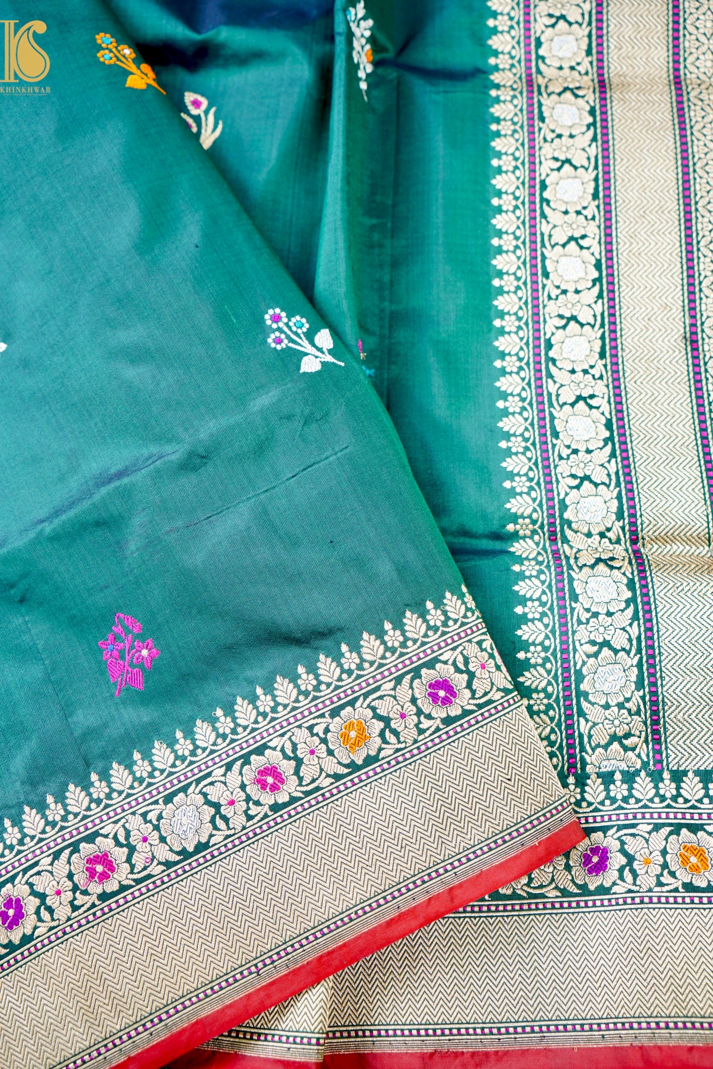 Handloom Banarasi Pure Katan Silk Kadwa Saree