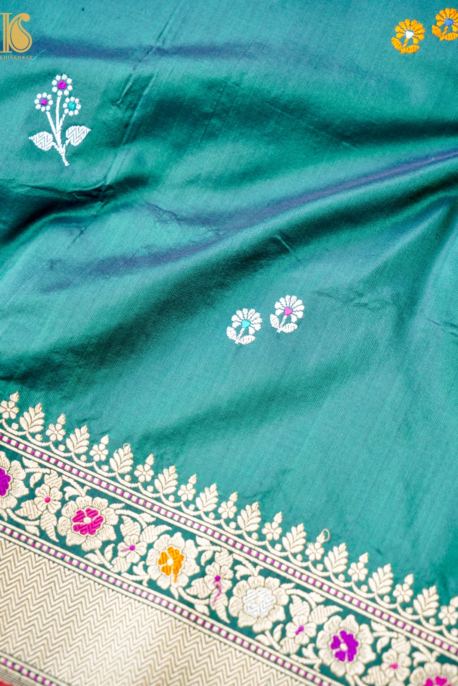 Handloom Banarasi Pure Katan Silk Kadwa Saree