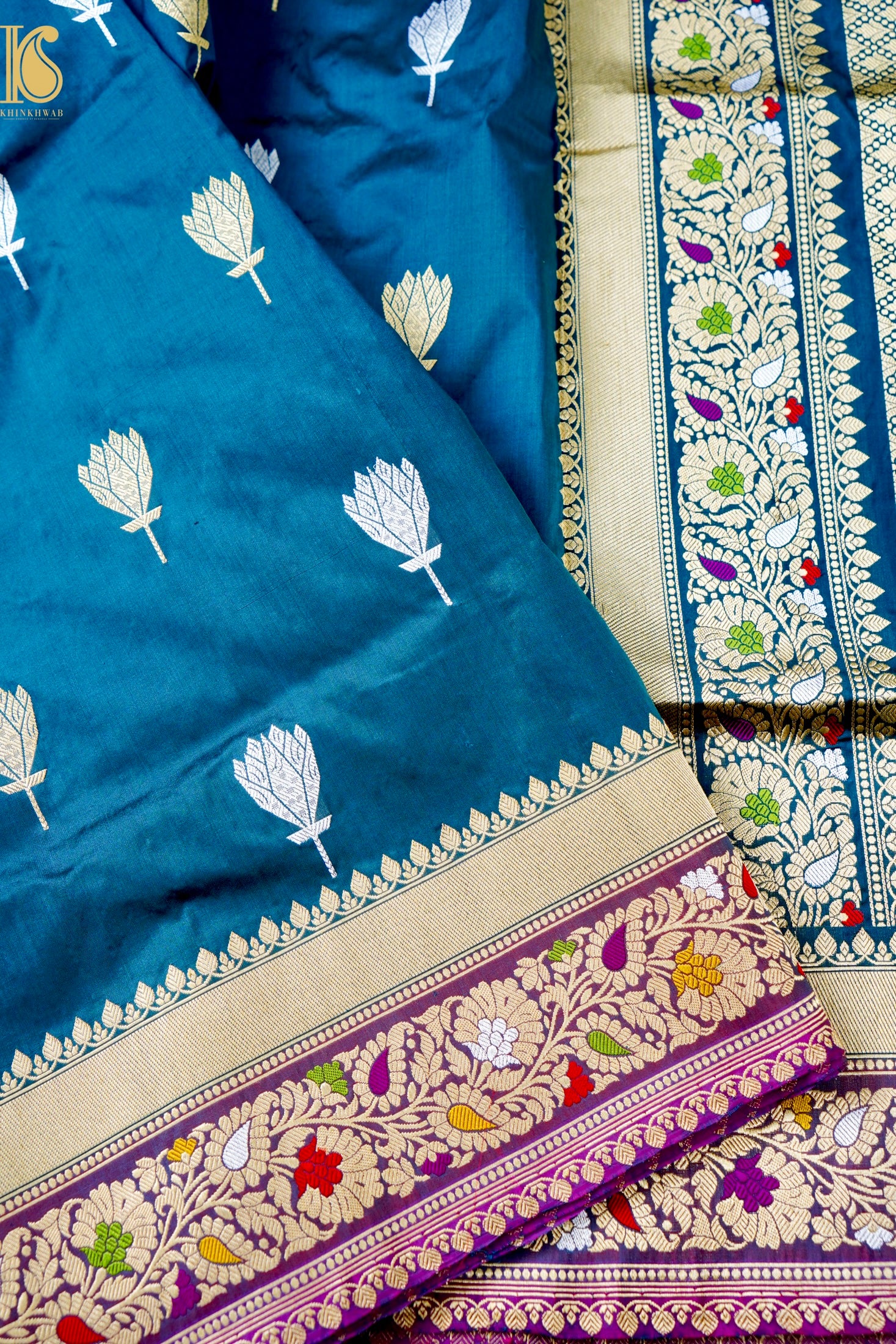 Handloom Banarasi Pure Katan Silk Kadwa Saree