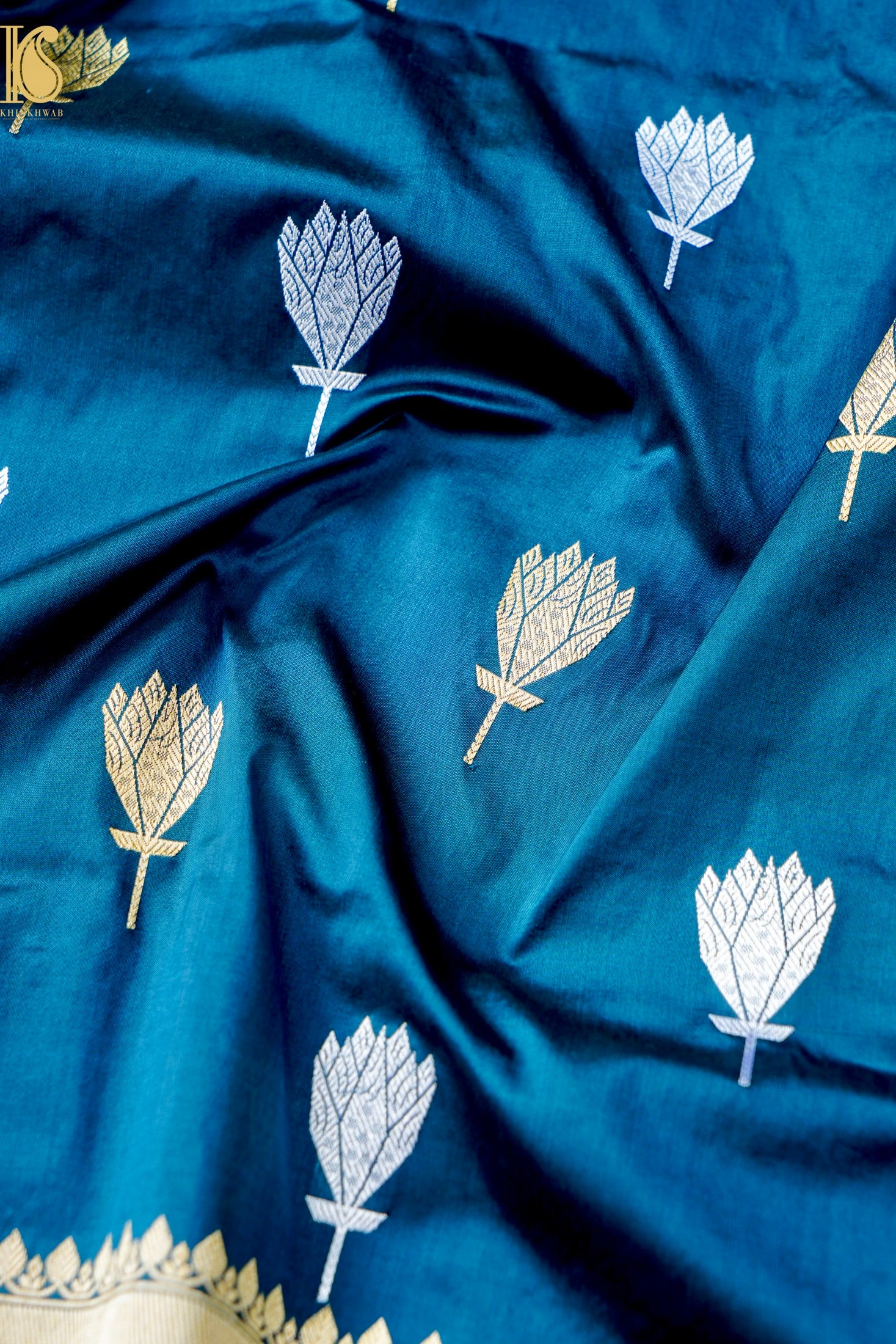Handloom Banarasi Pure Katan Silk Kadwa Saree