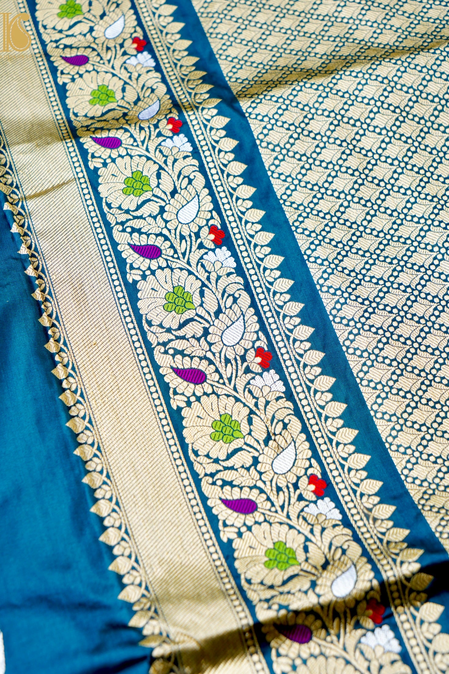 Handloom Banarasi Pure Katan Silk Kadwa Saree