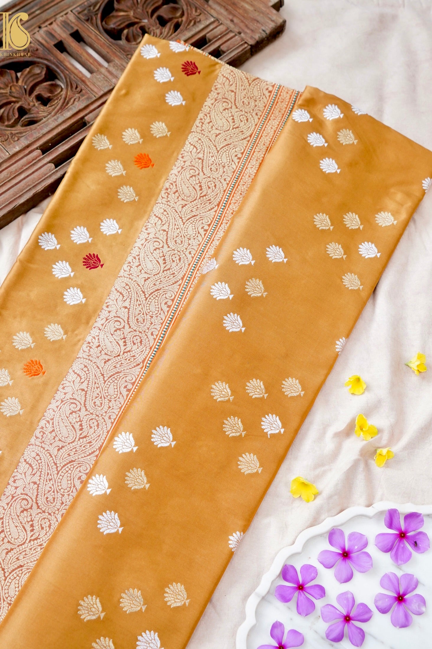 Handloom Banarasi Pure Katan Silk Kadwa Saree