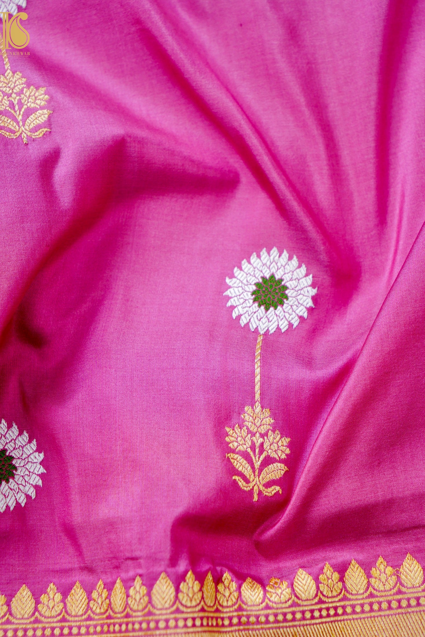 Handloom Banarasi Pure Katan Silk Kadwa Saree