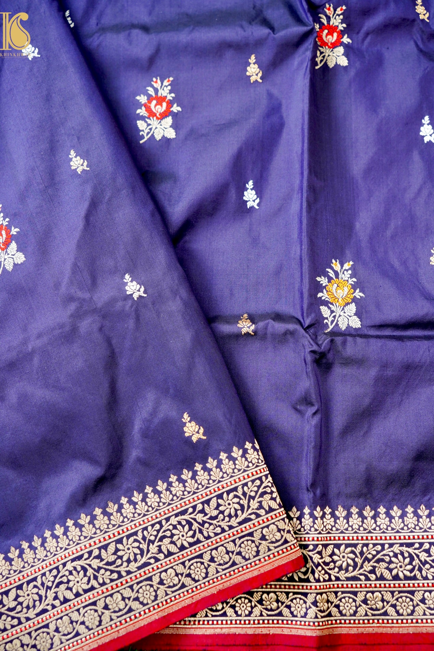 Handloom Banarasi Pure Katan Silk Kadwa Saree