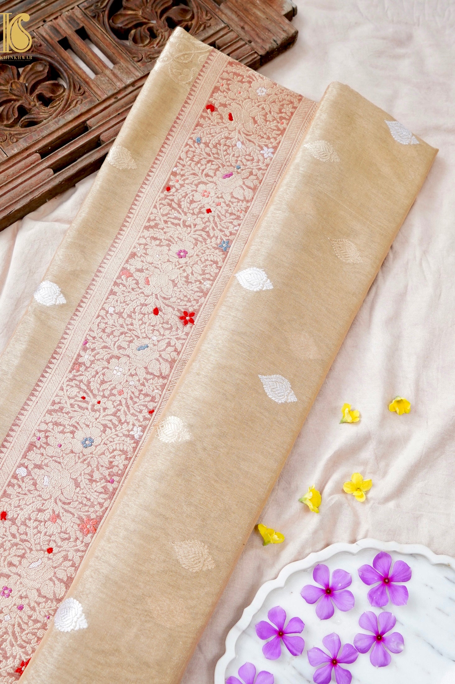 Pure Tissue by Cotton Handloom Banarasi Saree