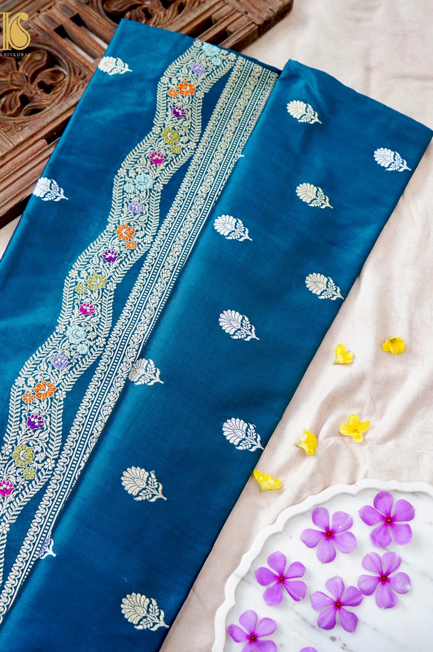 Handloom Banarasi Pure Katan Silk Kadwa Saree