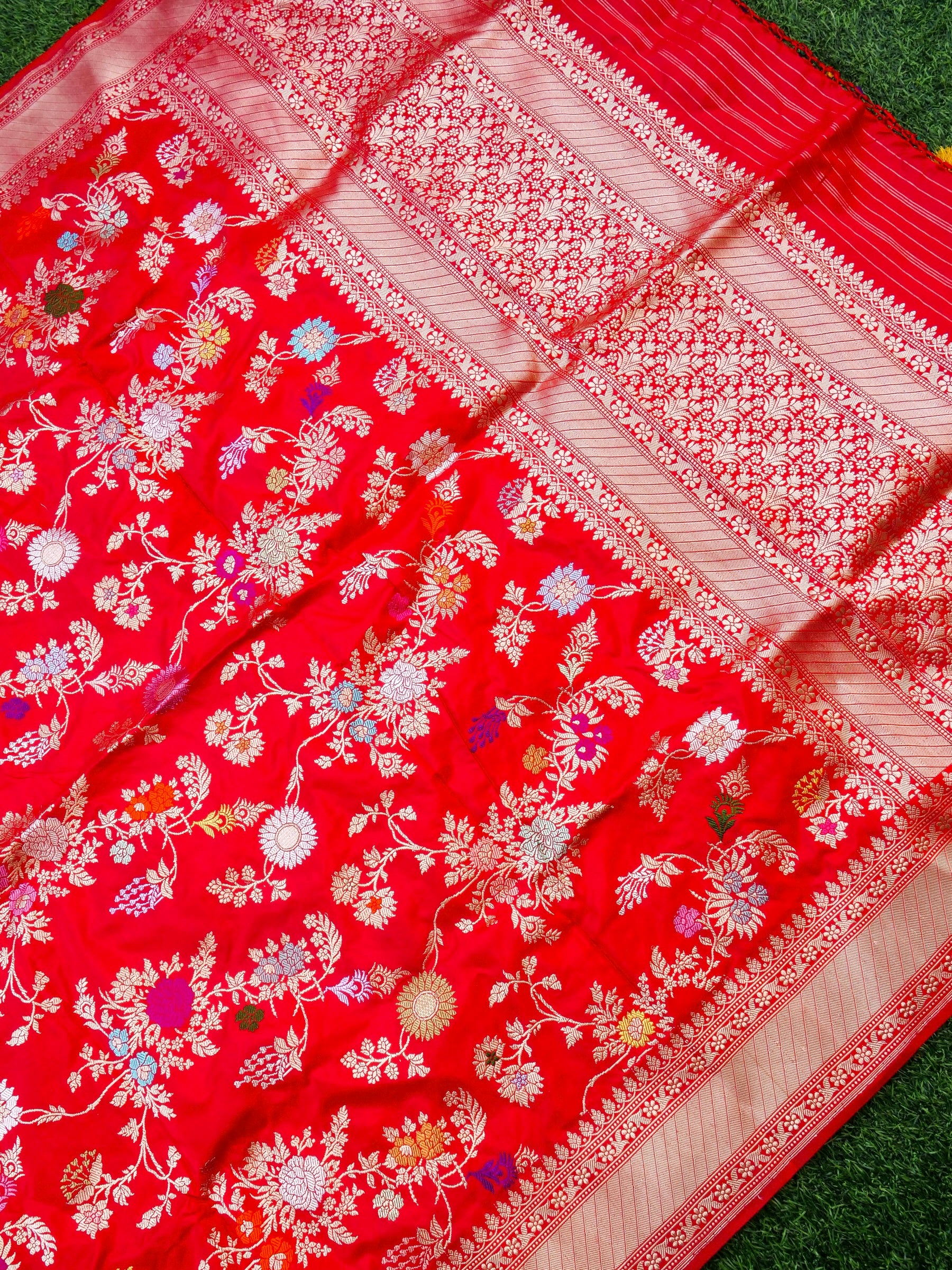 Handwoven Banarasi Katan Silk Kadwa Dupatta - Khinkhwab