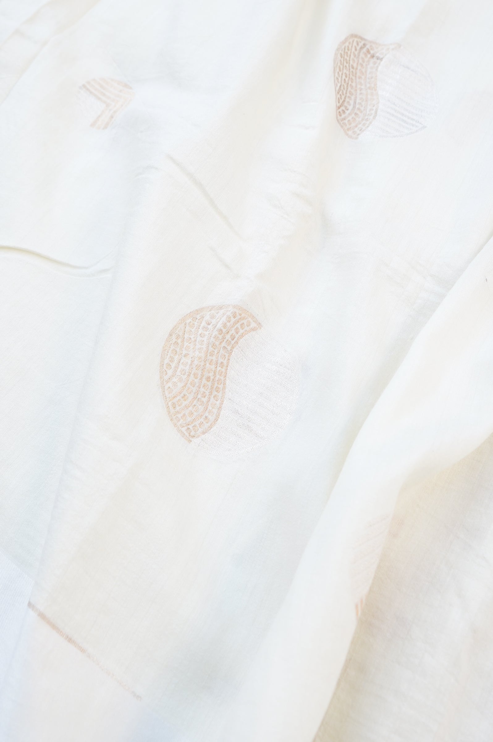 Pure Moonga Silk Handloom Banarasi Saree with Satin Border